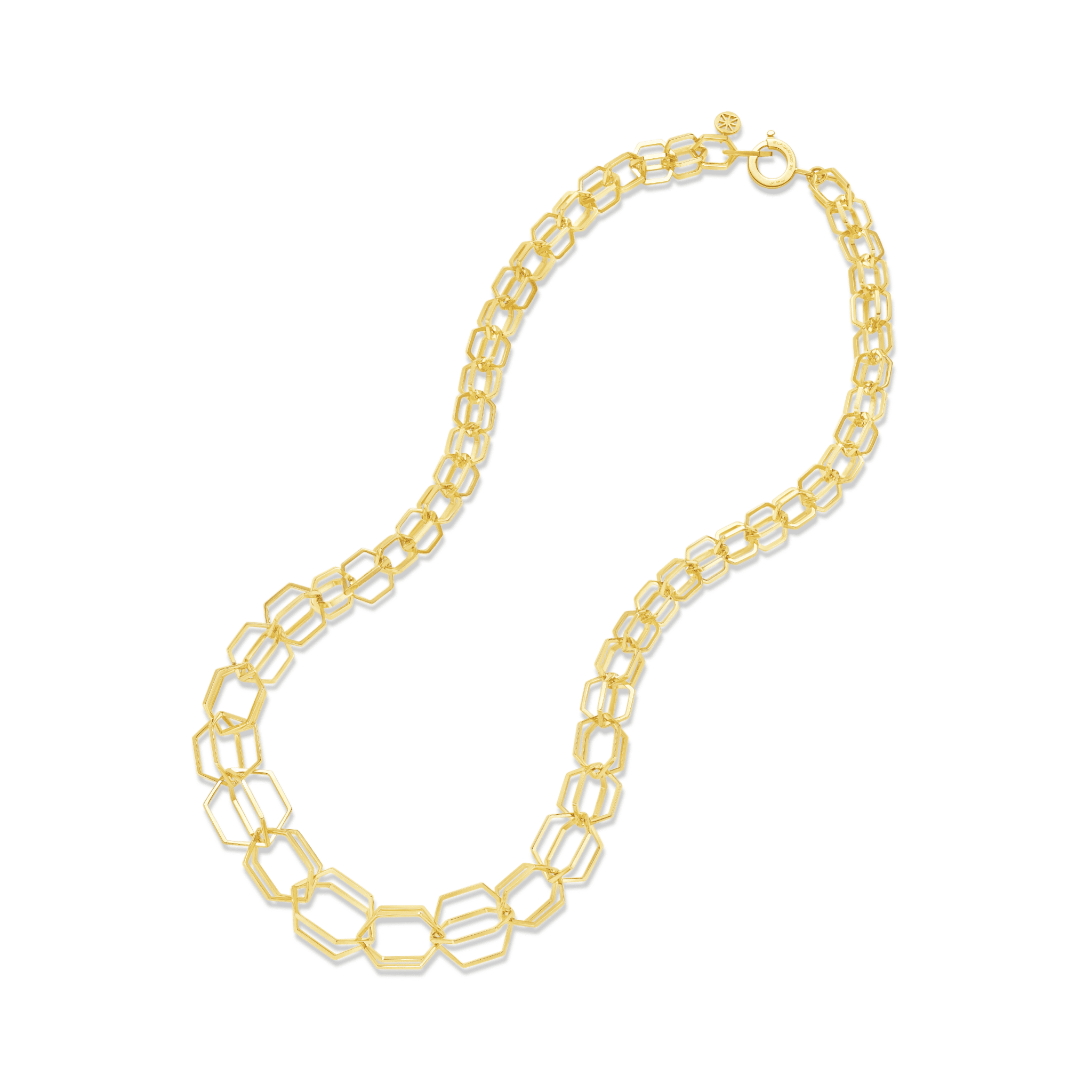 B HOME GRADUATED LINK NECKLACE - CADAR