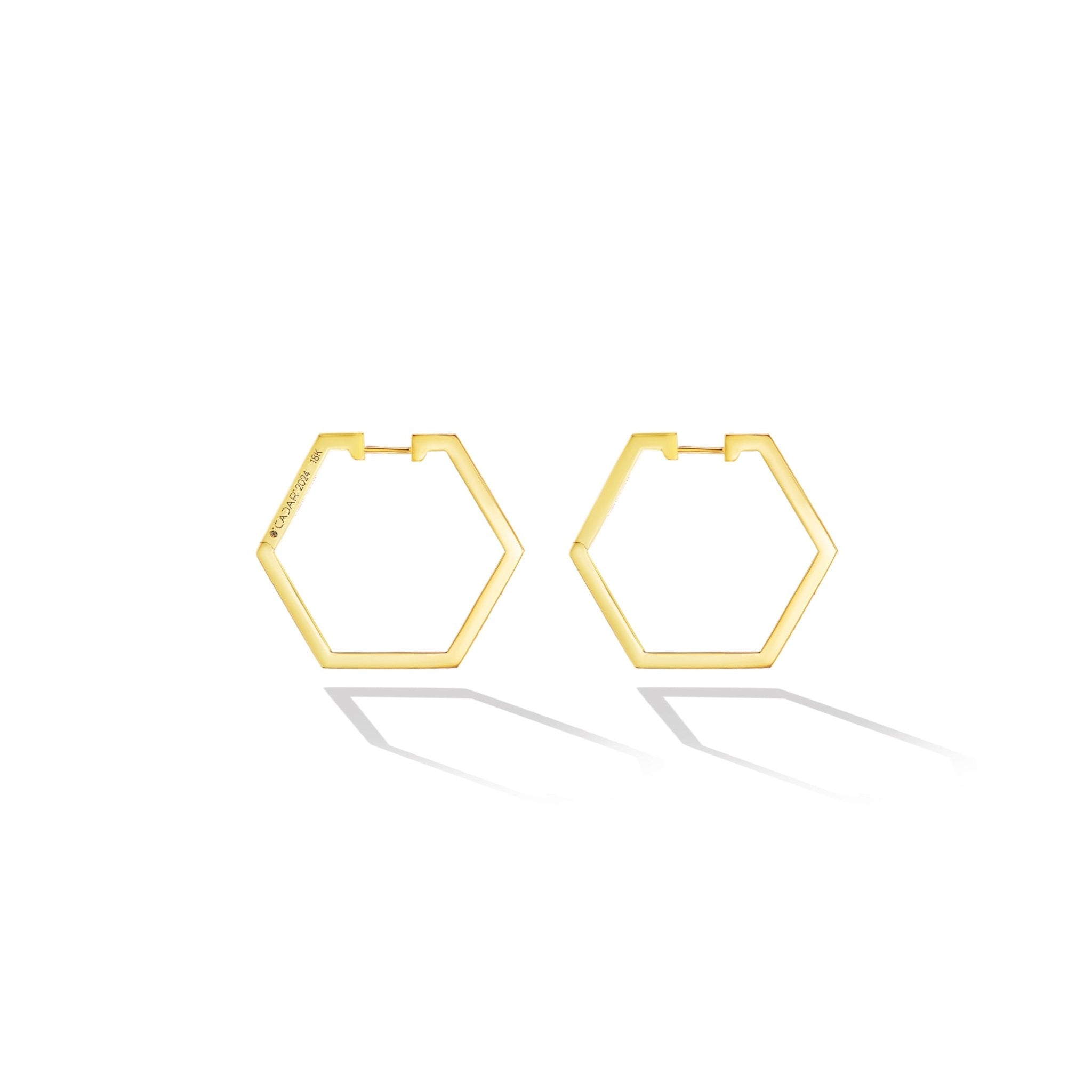 B HOME Hoop Earrings Medium - CADAR