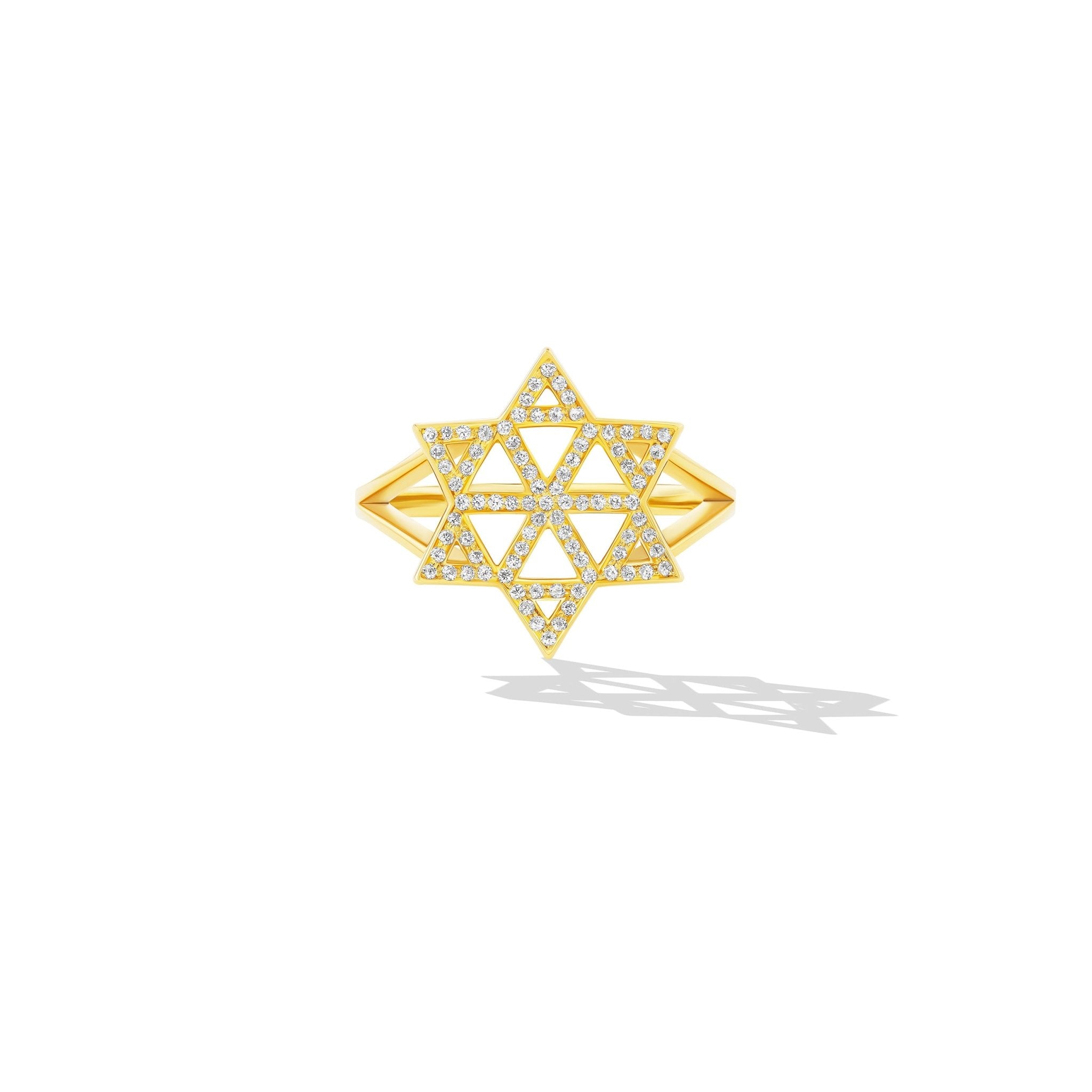 B Home Star of David Ring - CADAR