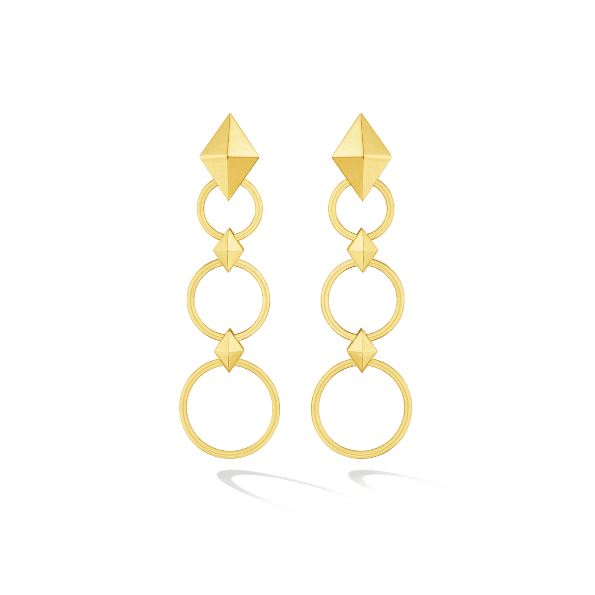 PYTHON DROP EARRINGS LONG - CADAR