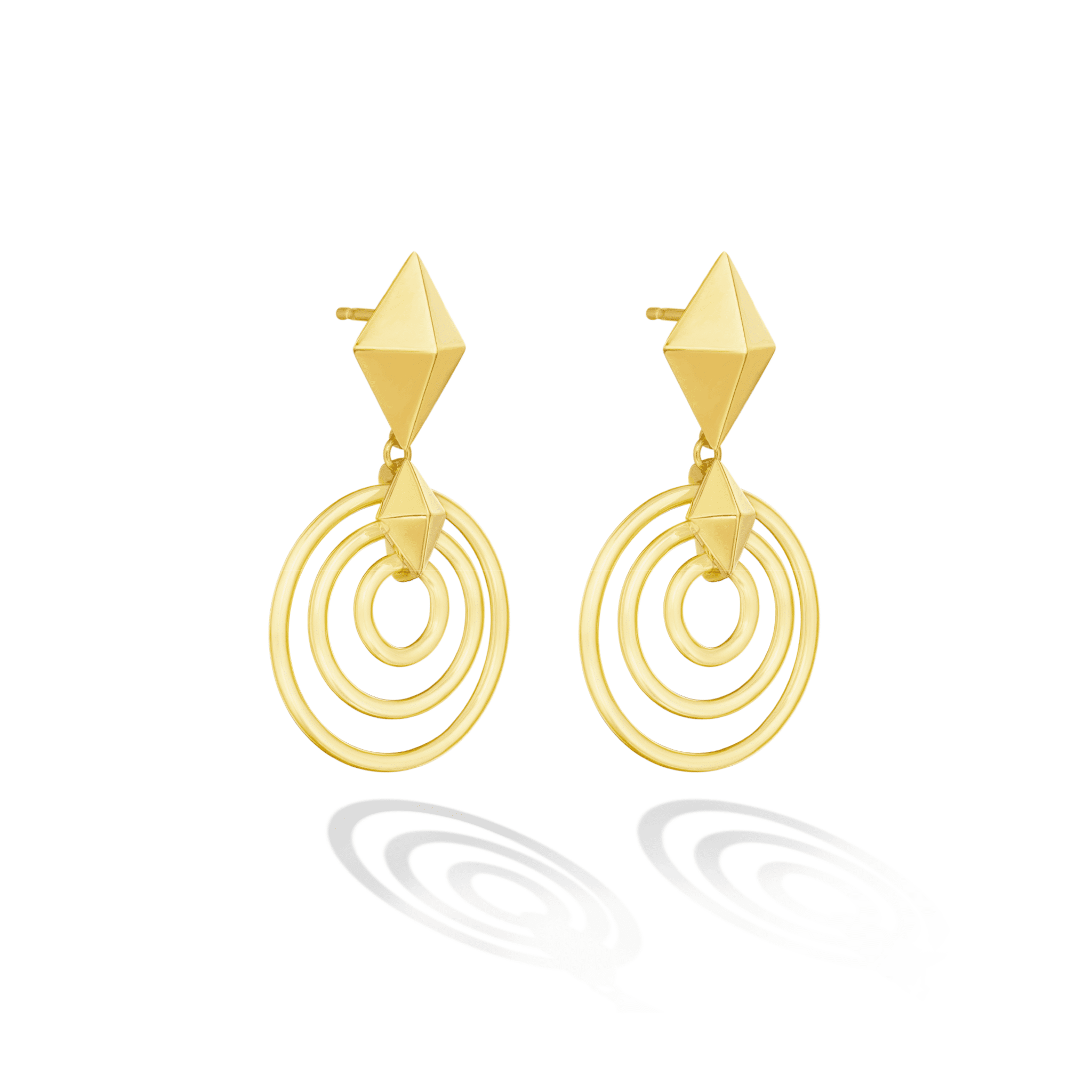 PYTHON DROP EARRINGS SHORT - CADAR