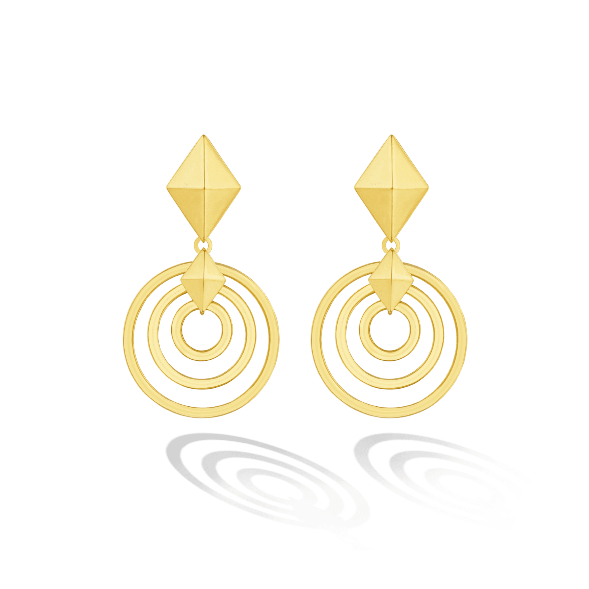 PYTHON DROP EARRINGS SHORT - CADAR