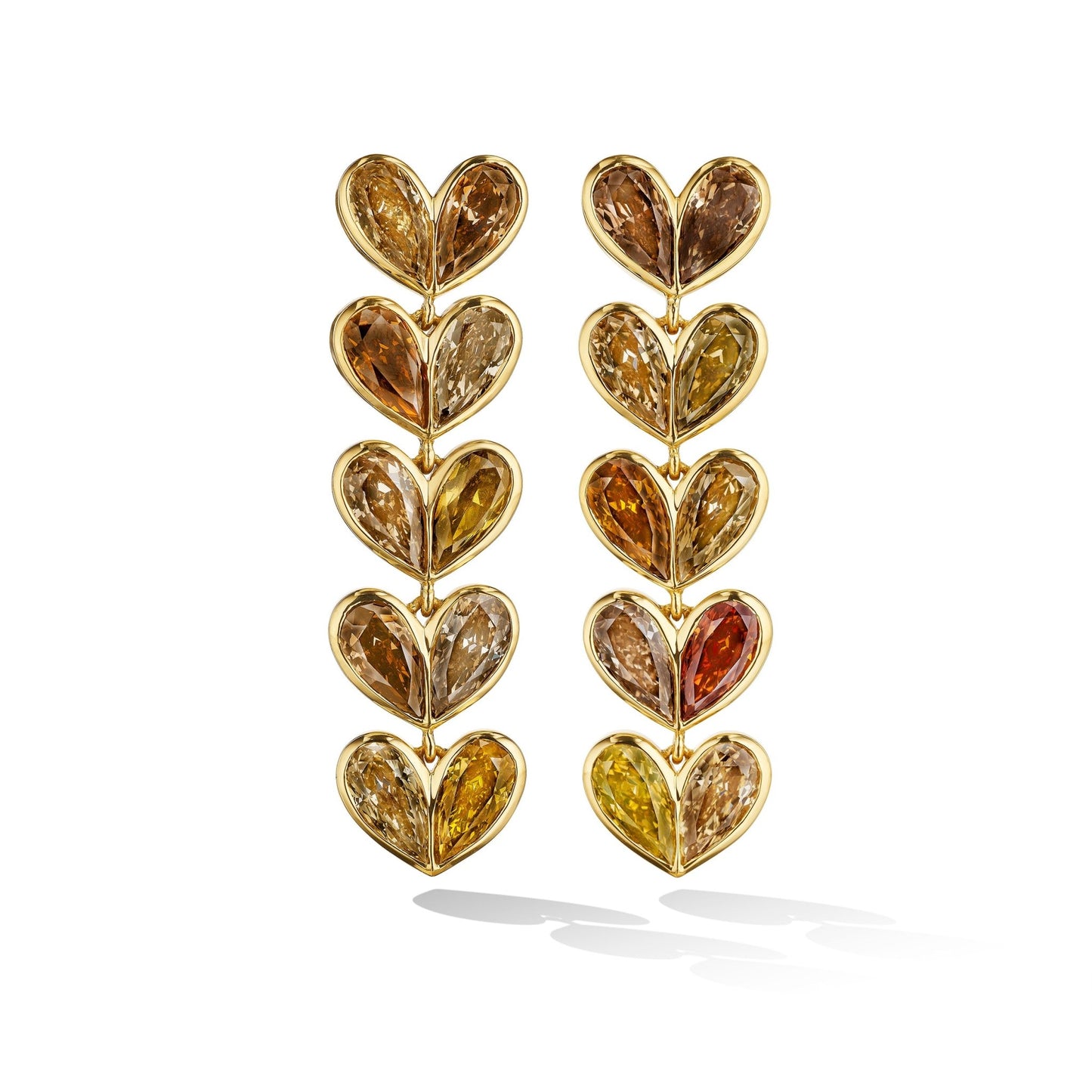 Unconditional 5 Drop Diamond Earrings - CADAR