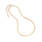 15in Rose Gold Foundation Chain Necklace - Cadar