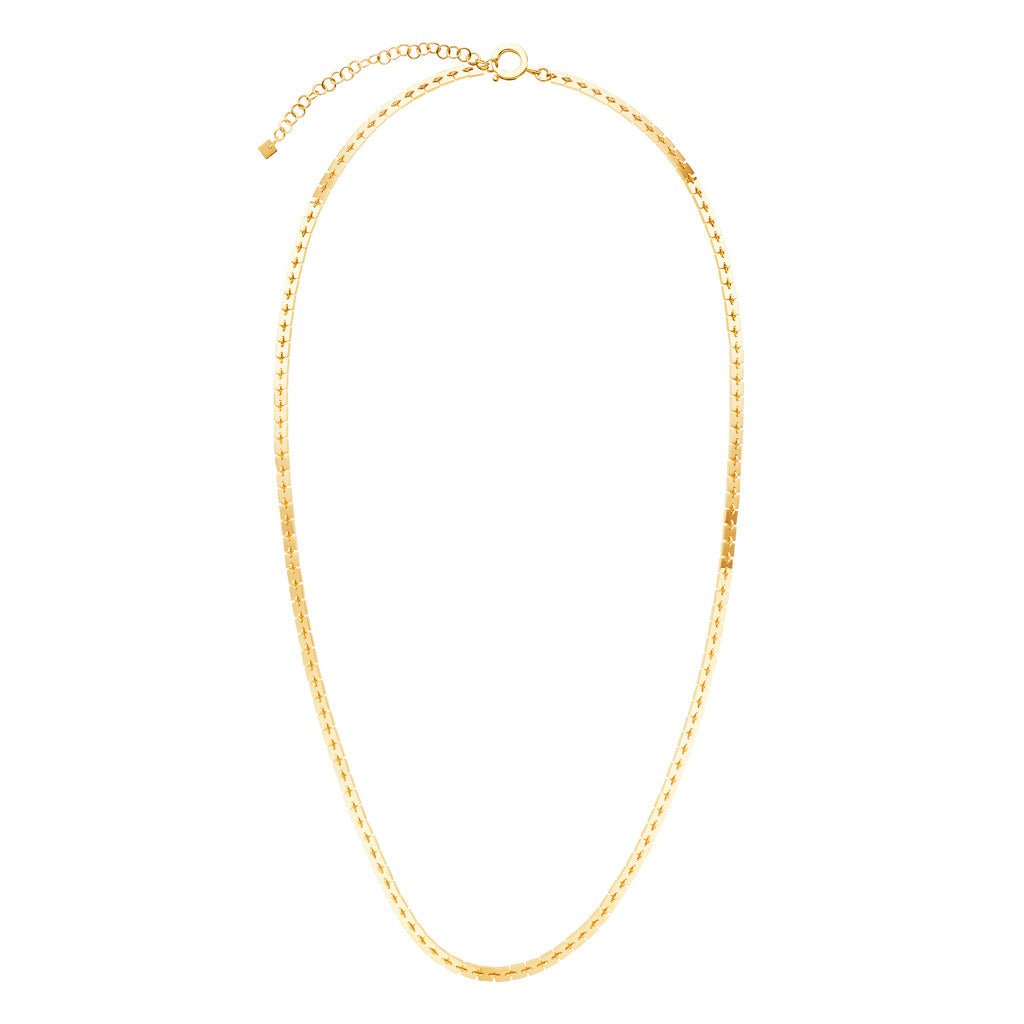 20in Yellow Gold Foundation Chain Necklace - Cadar