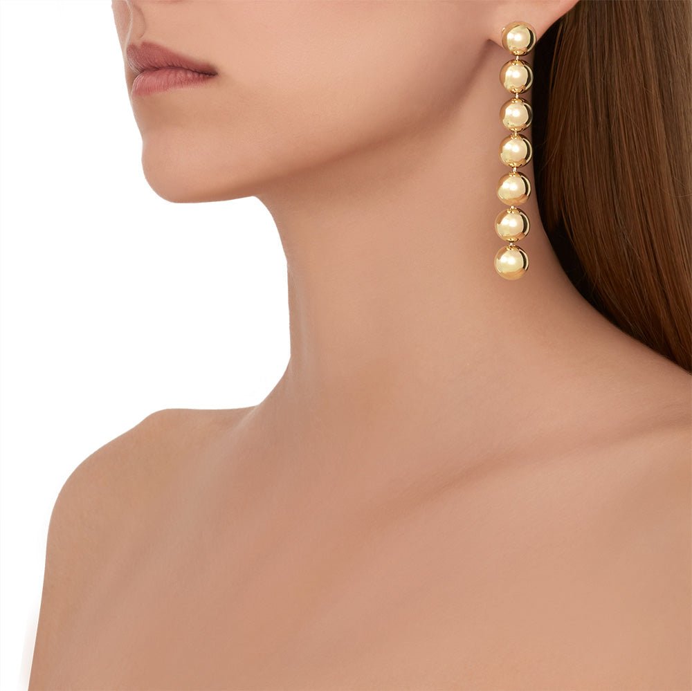 Large Psyche Drop Earrings #12 - Cadar