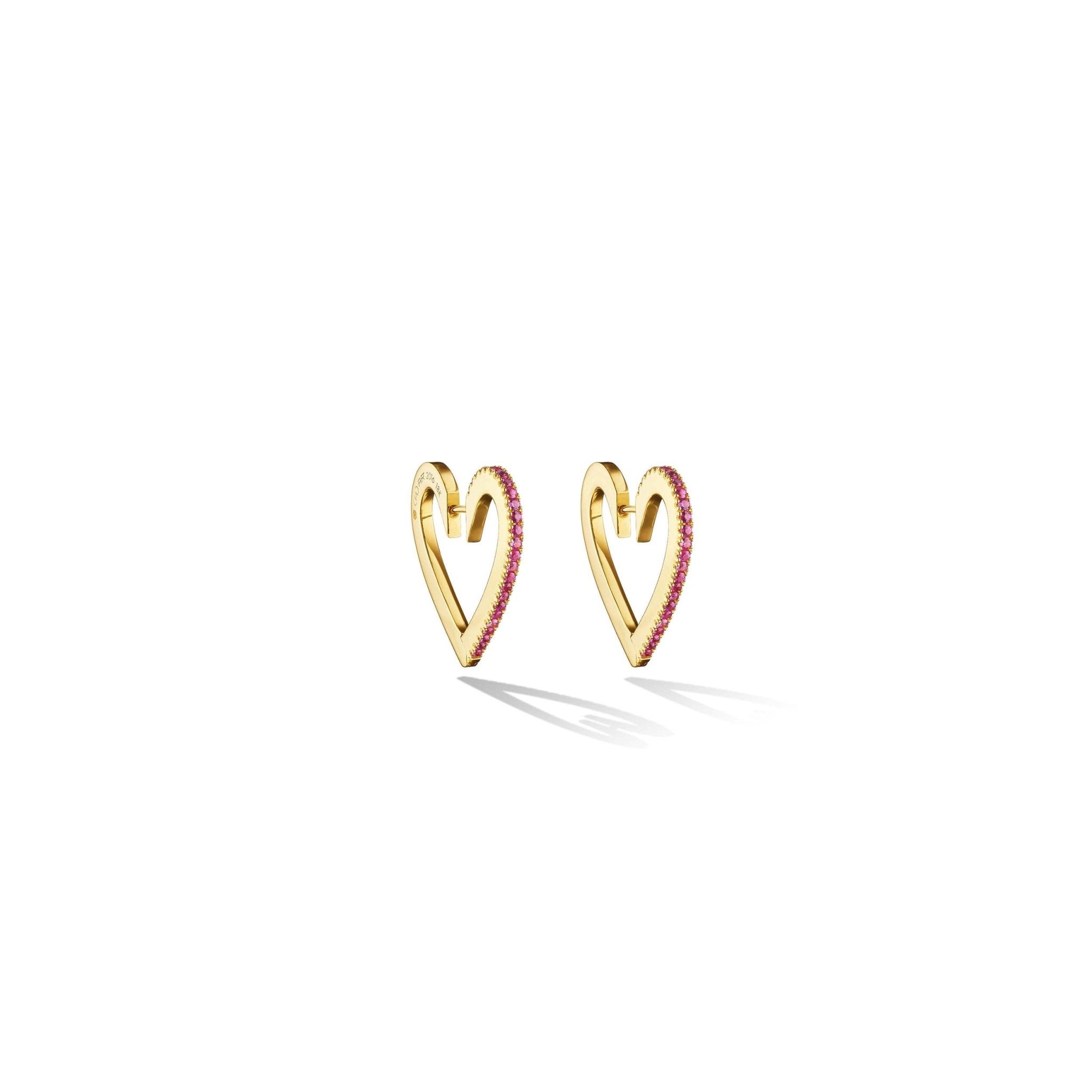 Infinity Hoop Earrings in Yellow, Rose or White Gold