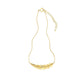Medium Yellow Gold Feather Necklace - Cadar