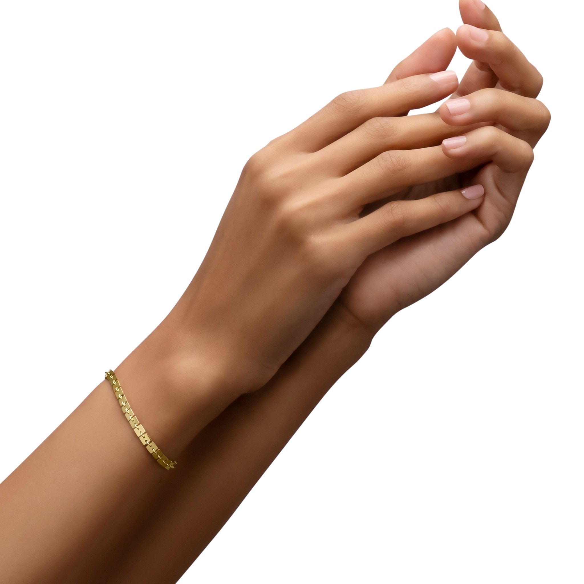 Rose Gold Foundation Chain Bracelet - Cadar