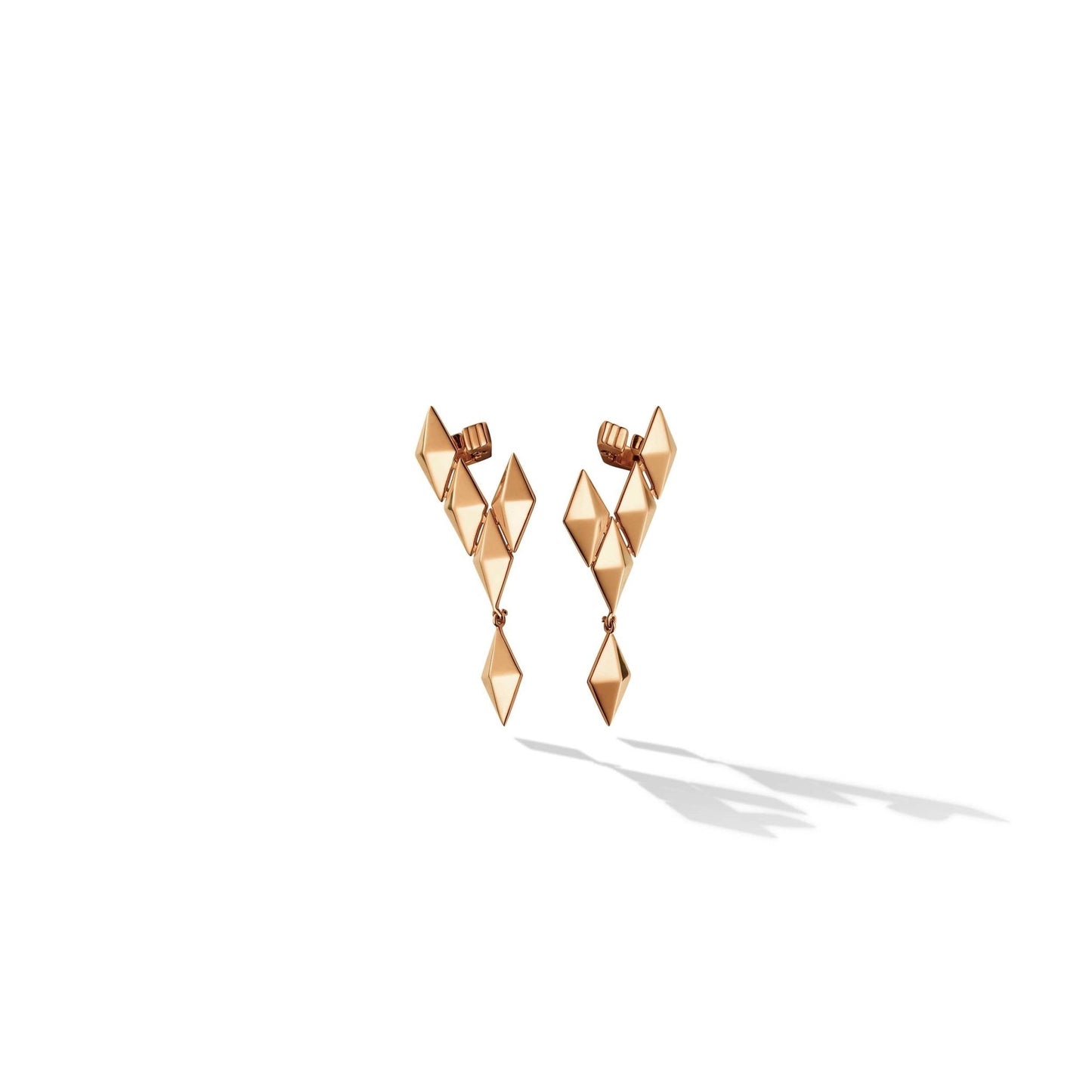 Rose Gold Python Small Earring Climbers - Cadar