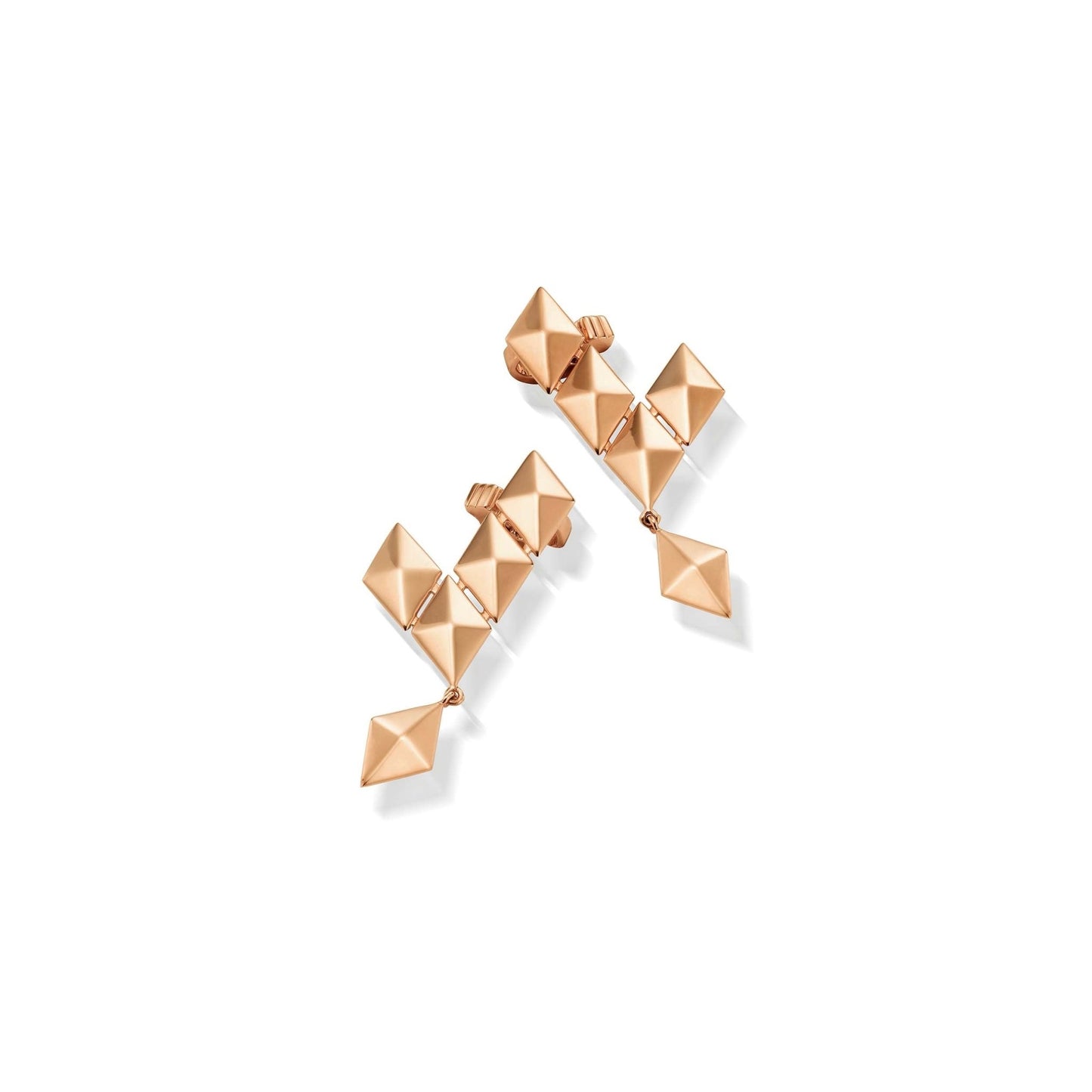 Rose Gold Python Small Earring Climbers - Cadar