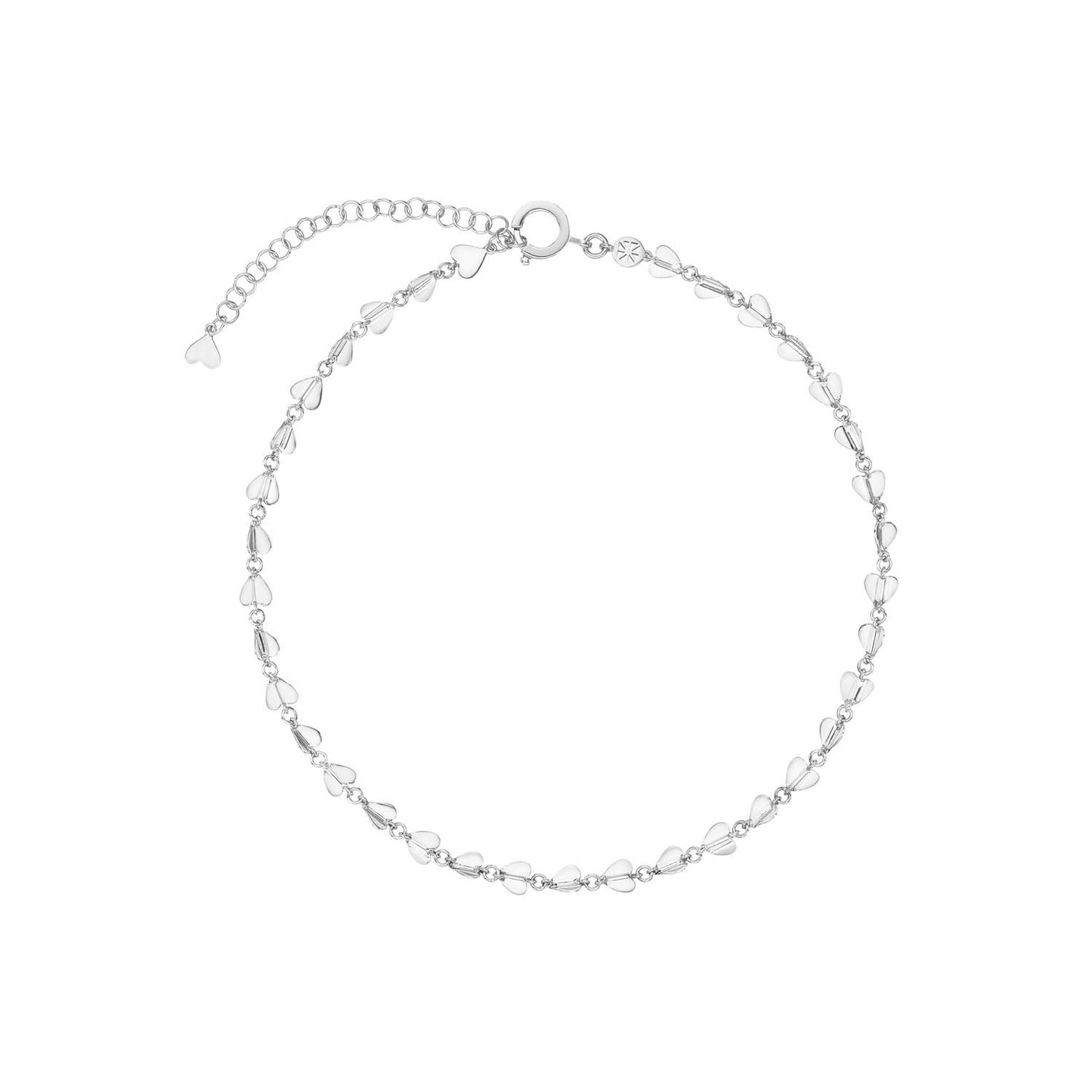 Small White Gold Wings of Love Necklace - Cadar
