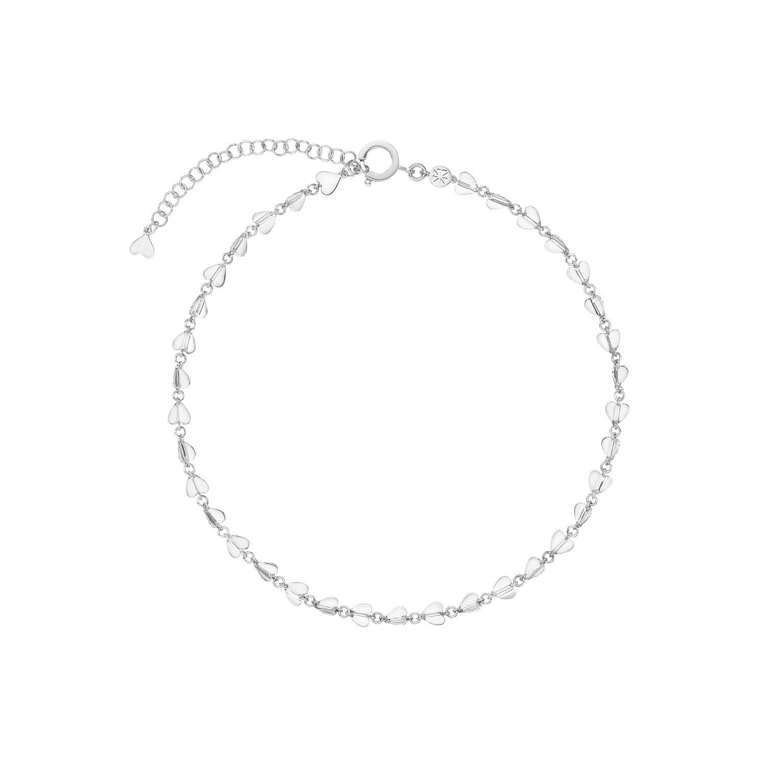 Small White Gold Wings of Love Necklace - Cadar