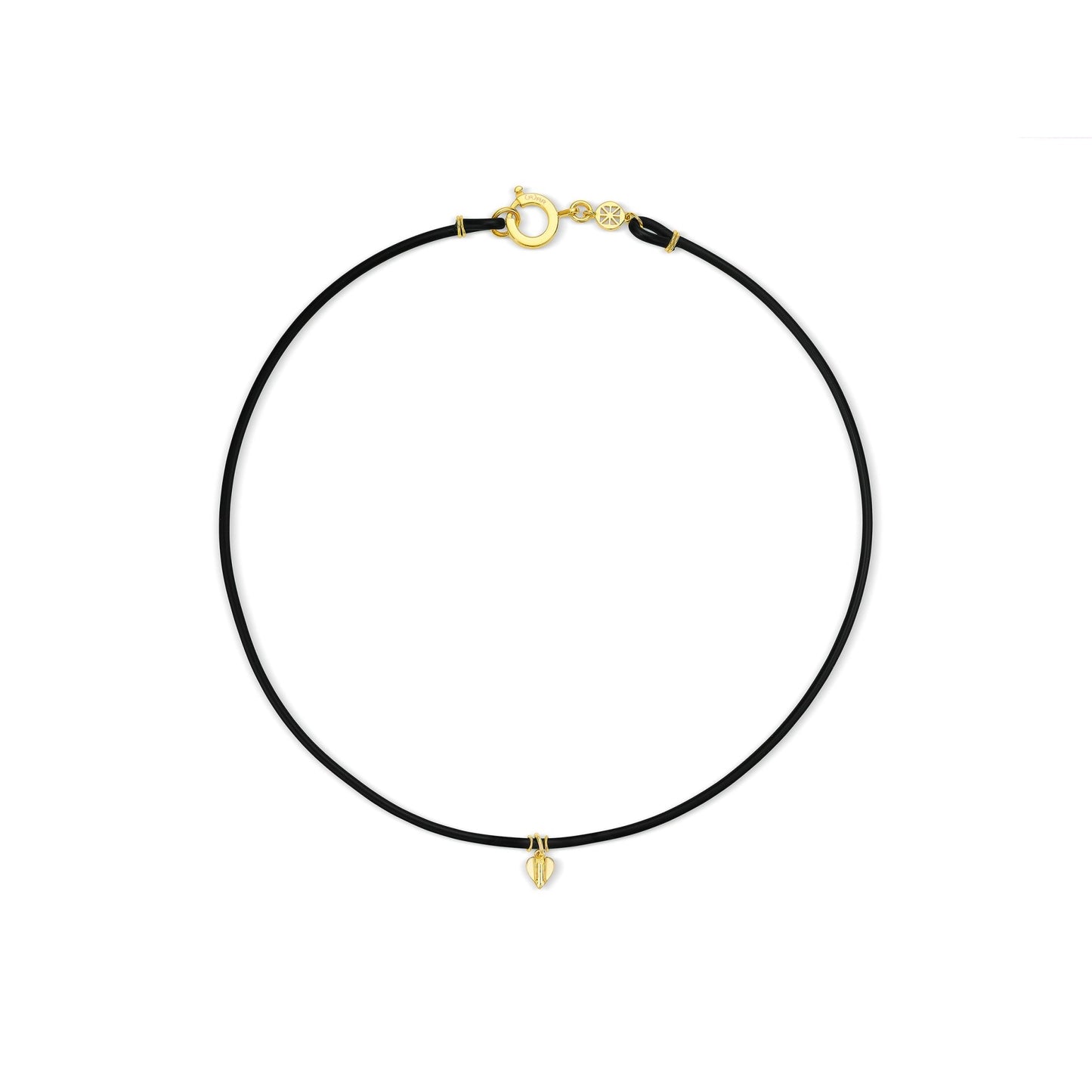 Small Yellow Gold Wings of Love Alternative Necklace - Cadar