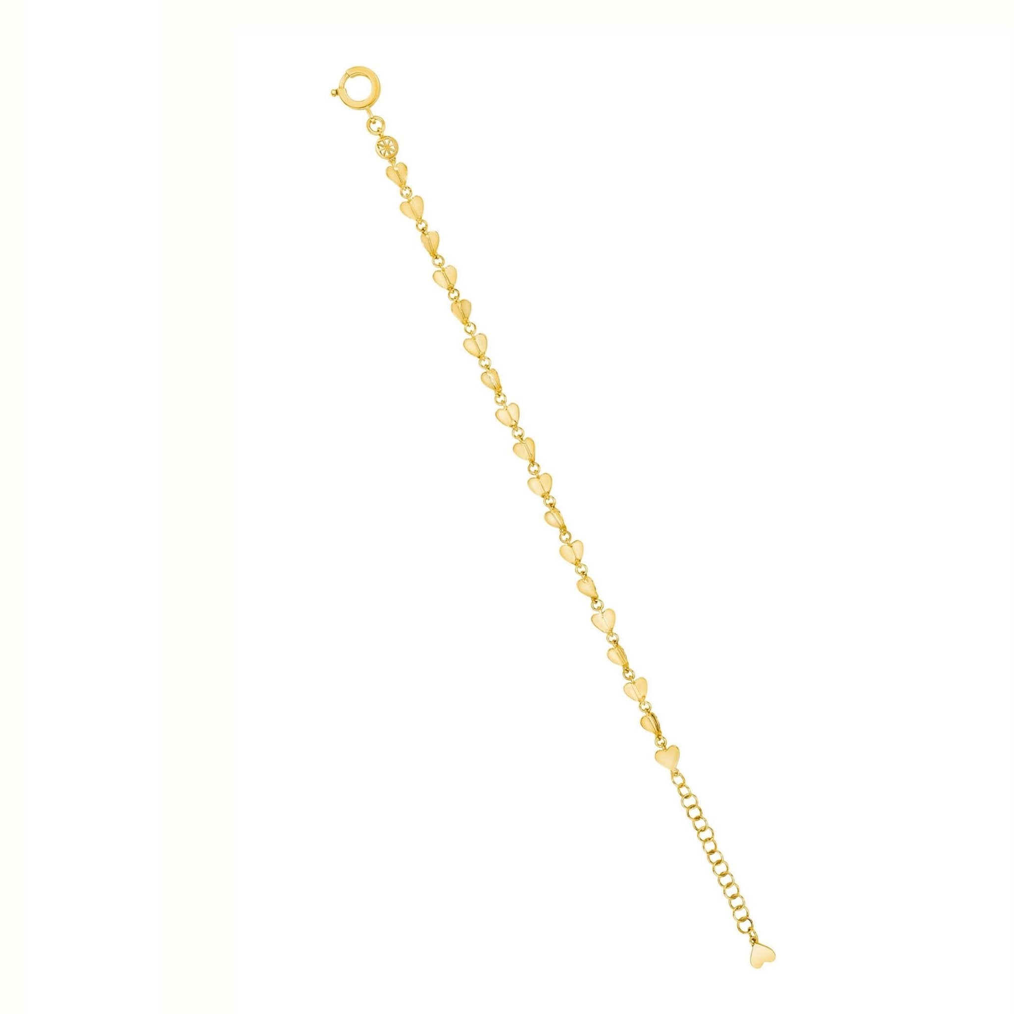 Small Yellow Gold Wings of Love Bracelet - Cadar