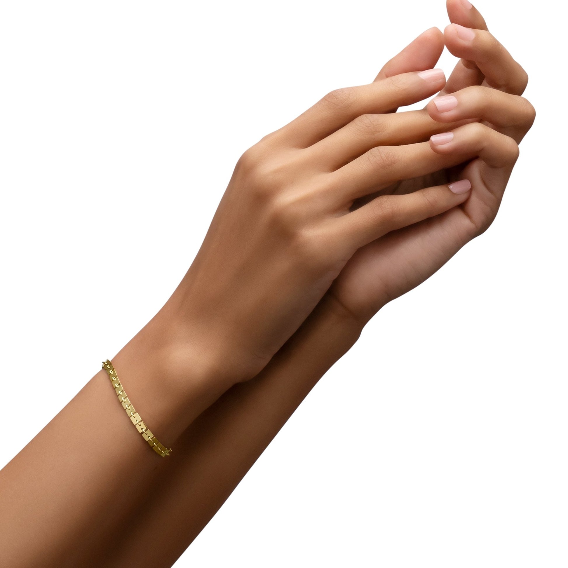 Yellow Gold Foundation Chain Bracelet - Cadar