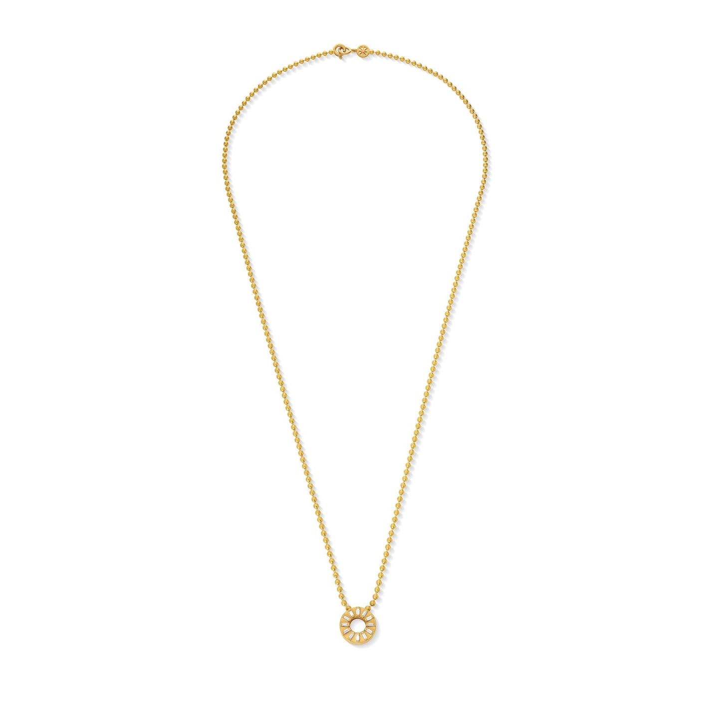 Yellow Gold Mainly Men Sole Pendant with White Diamonds - Cadar