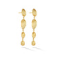 Yellow Gold Shell Drop Earrings - Cadar