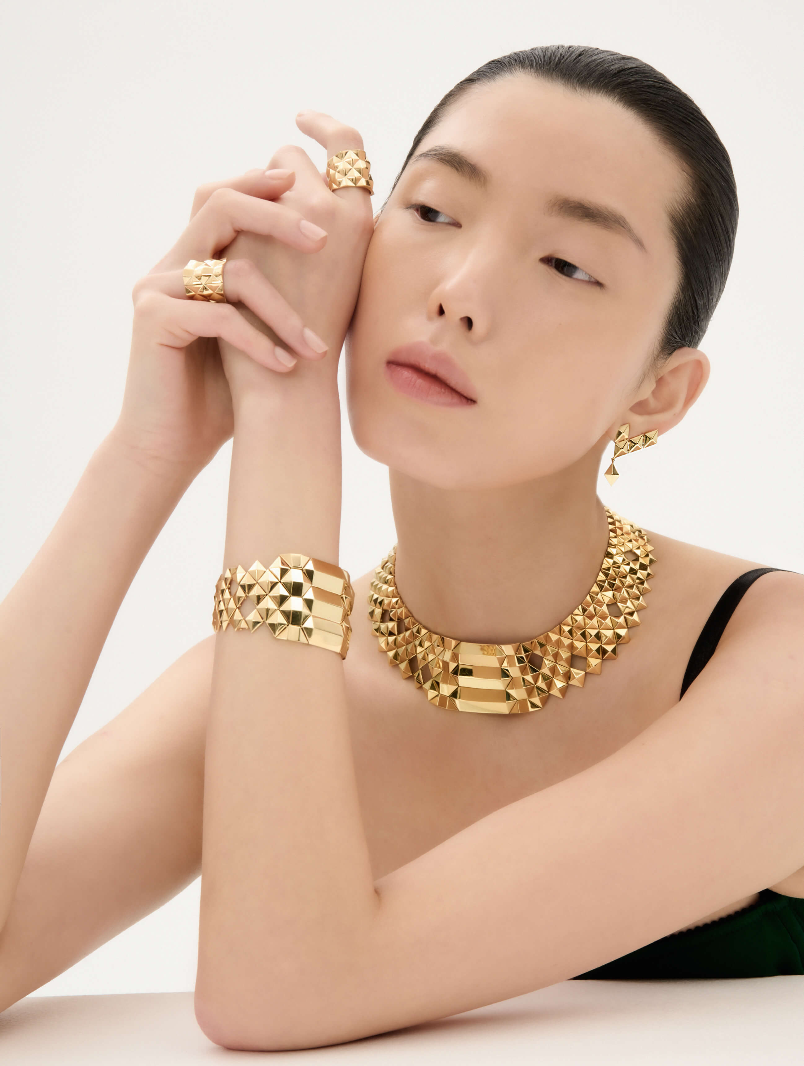 Python Gold Ring 18K Python Gold Ear Cuff | Solid Gold Ear Cuff | Cadar