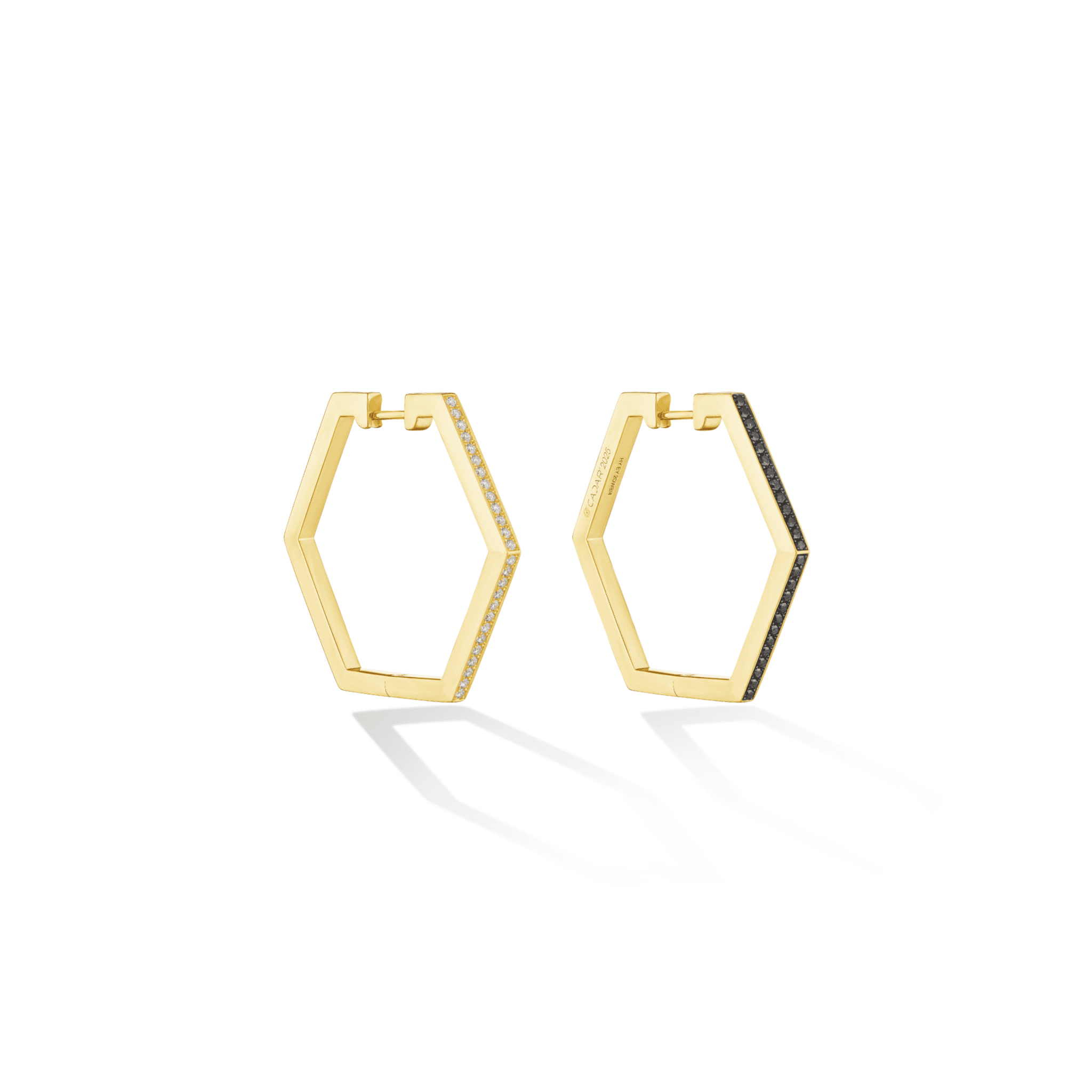 B HOME HOOP EARRINGS MEDIUM - CADAR