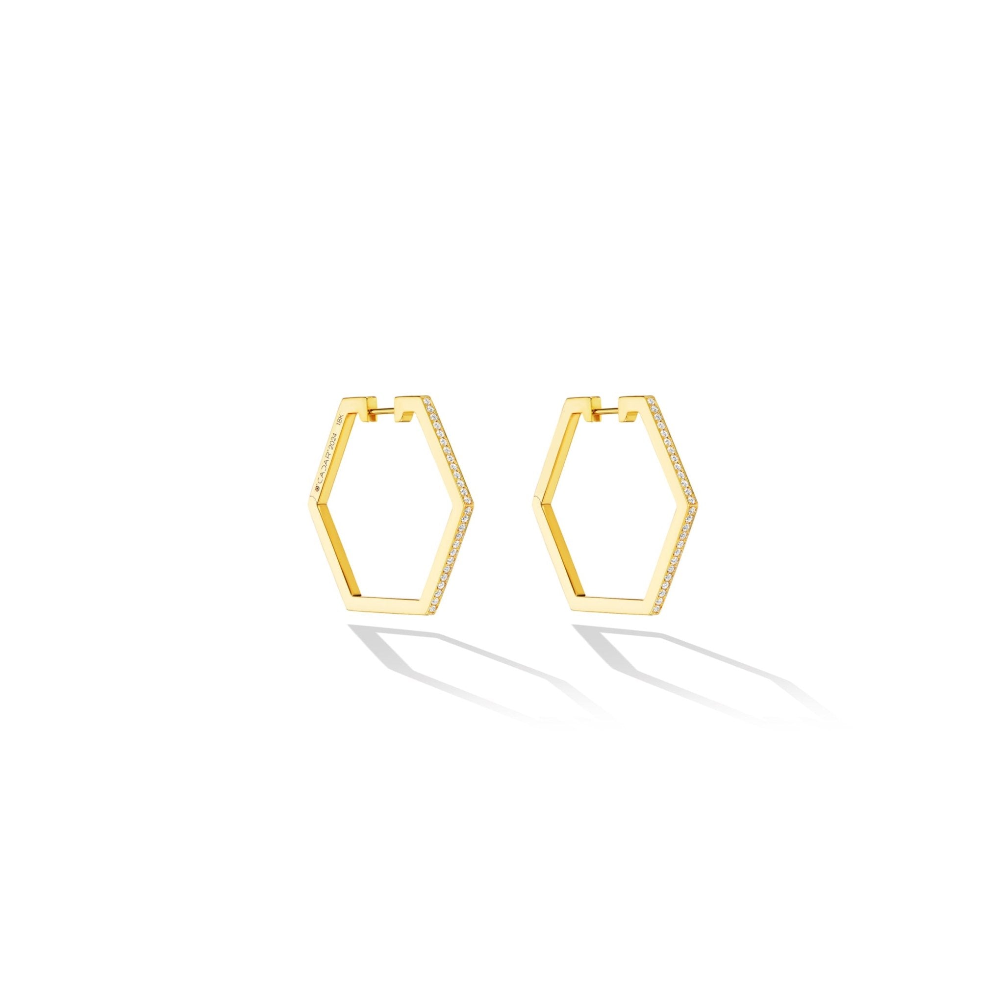 B HOME Hoop Earrings Medium - CADAR