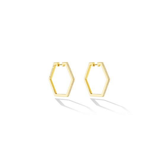 B HOME Hoop Earrings Medium - CADAR