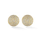 Large Psyche Studs with Pave Diamonds - CADAR