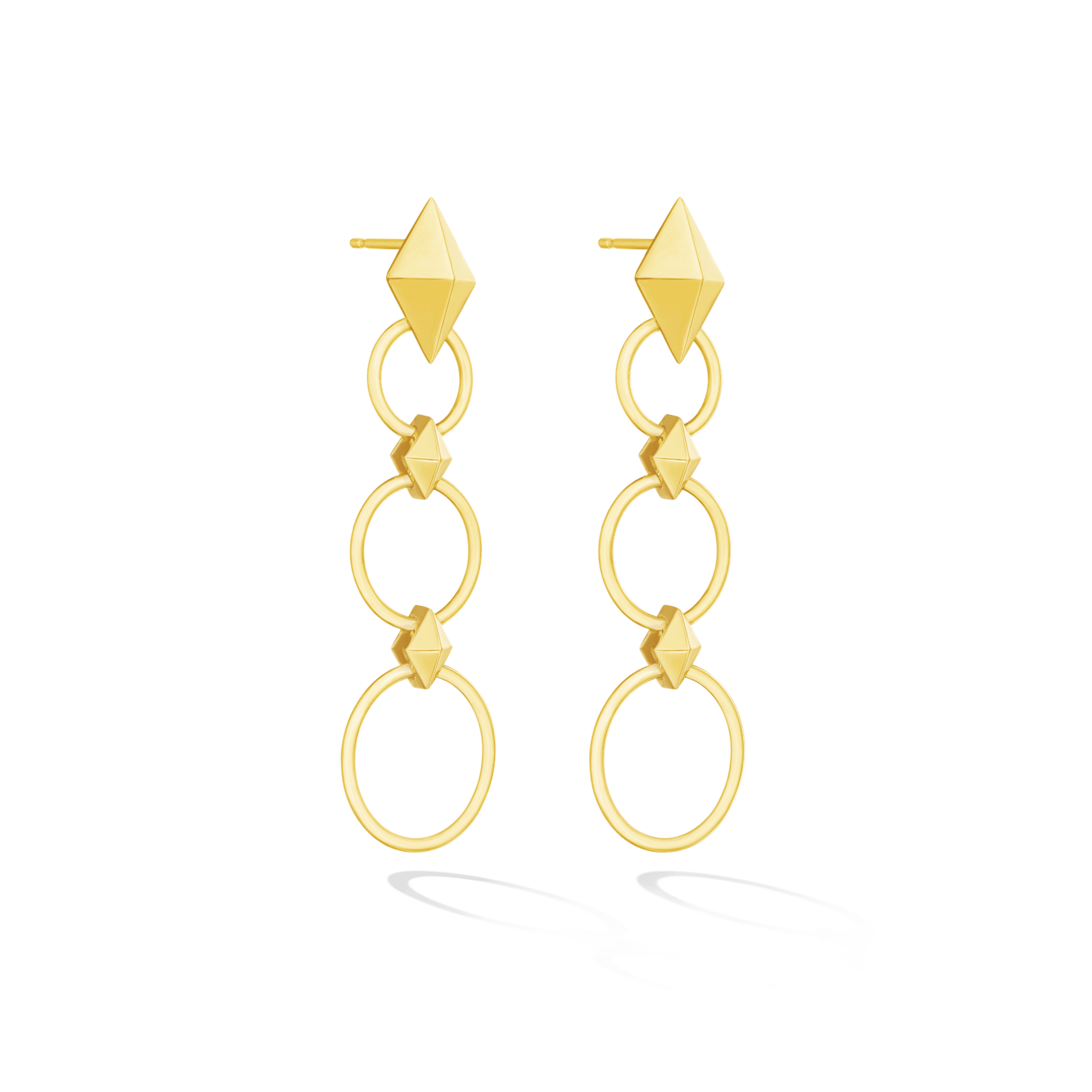 PYTHON DROP EARRINGS LONG - CADAR