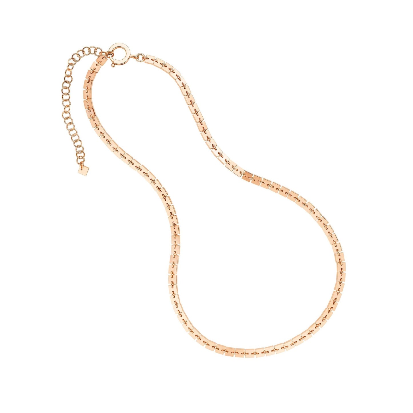 15in Rose Gold Foundation Chain Necklace - Cadar