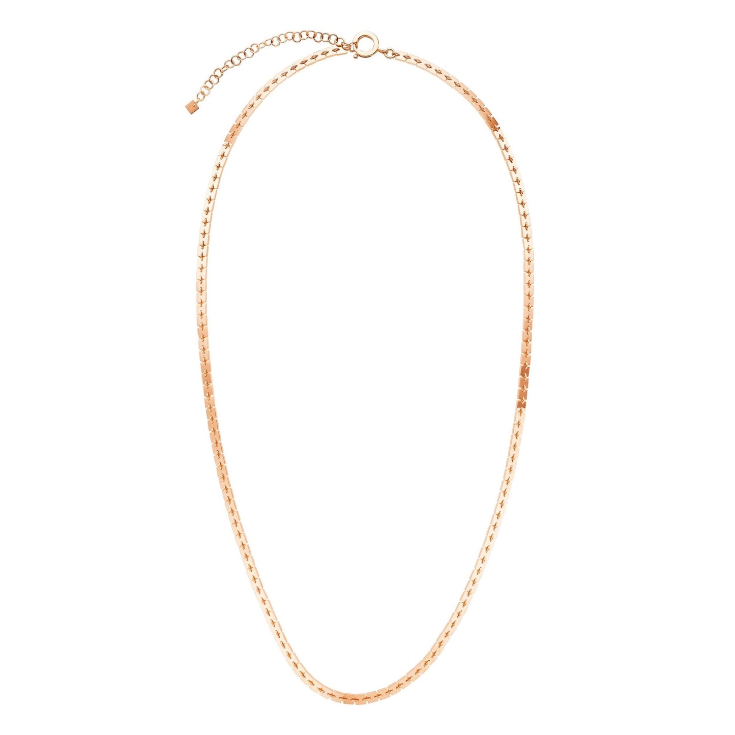 20in Rose Gold Foundation Chain Necklace - Cadar