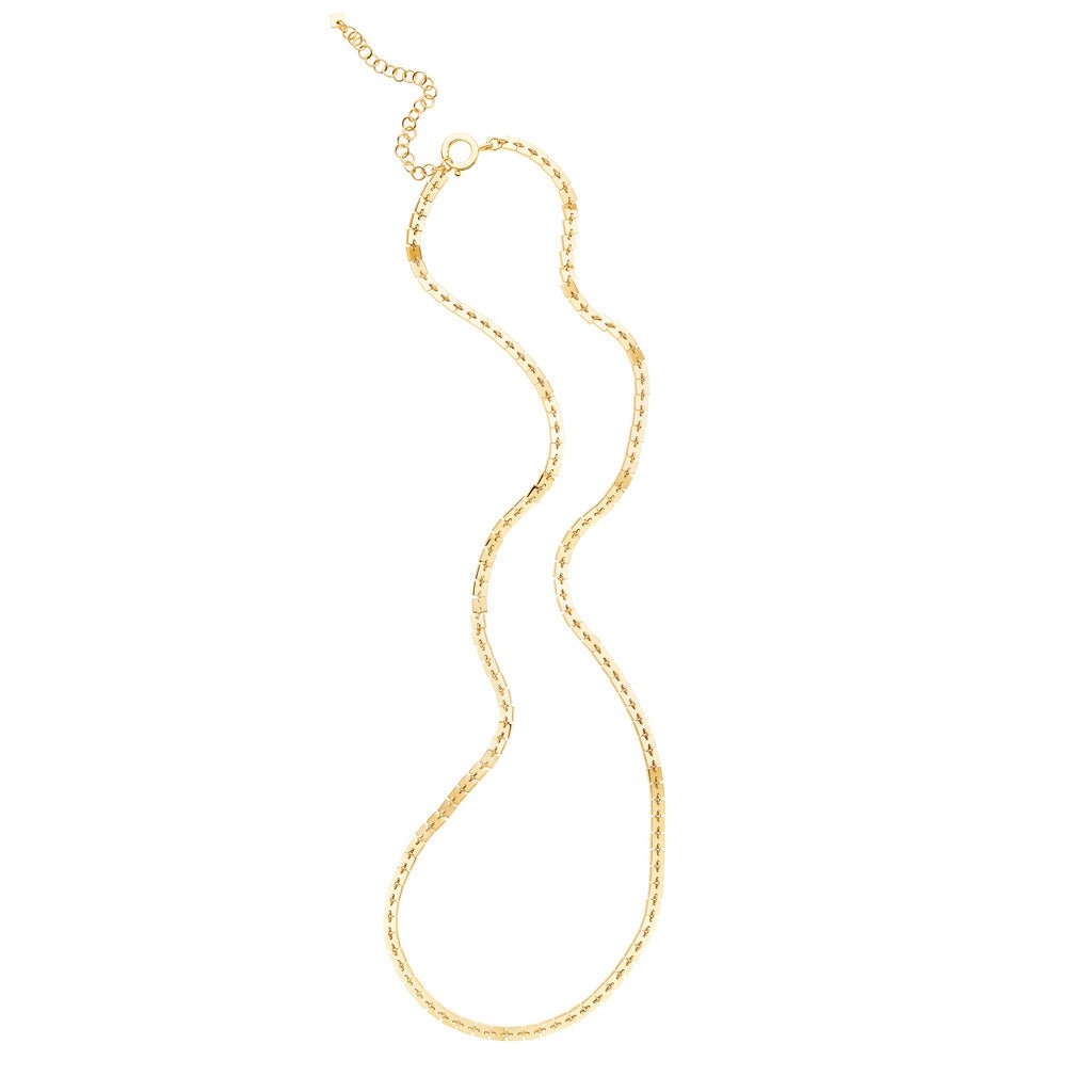 20in Yellow Gold Foundation Chain Necklace - Cadar