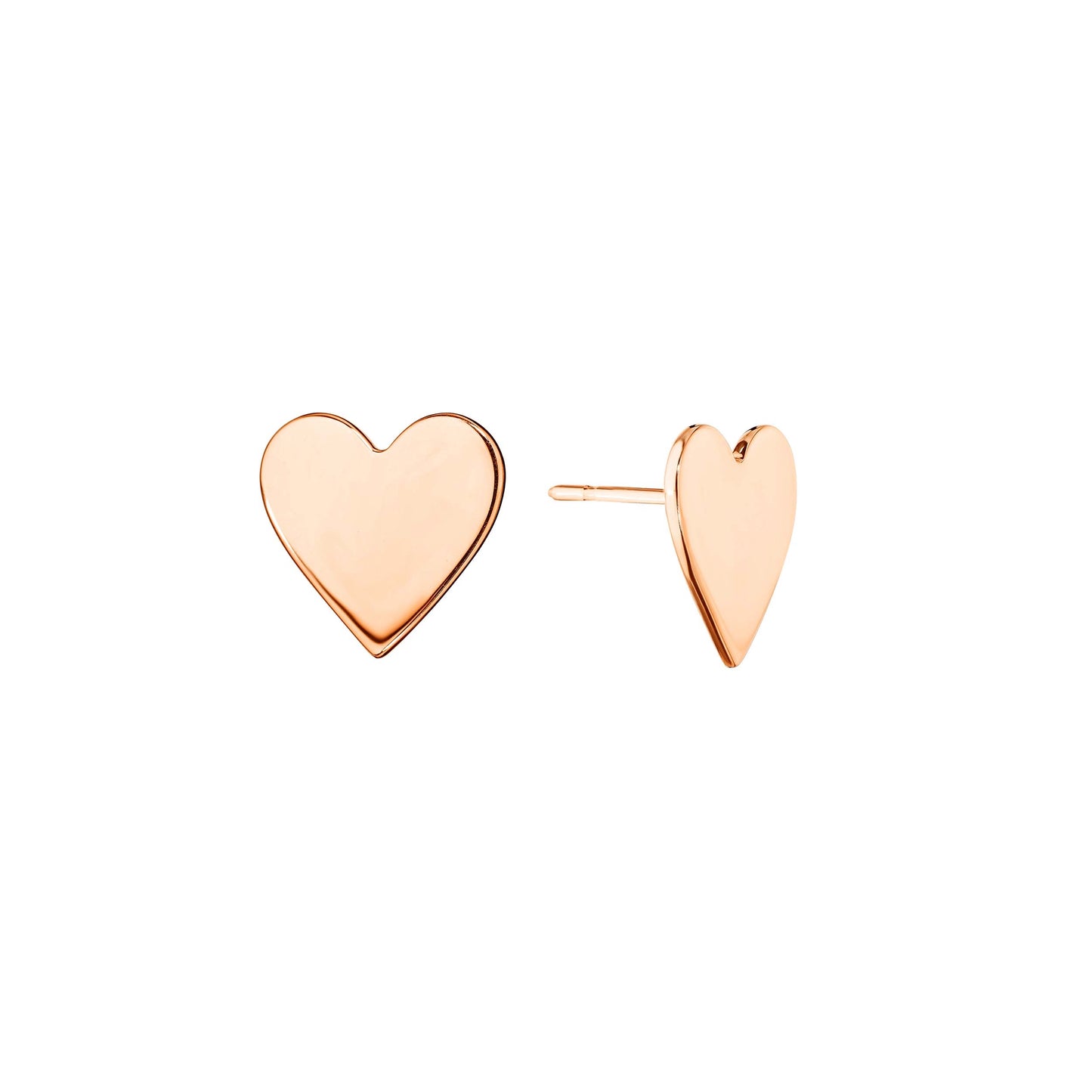 Medium Rose Gold Wings of Love Stud Earrings