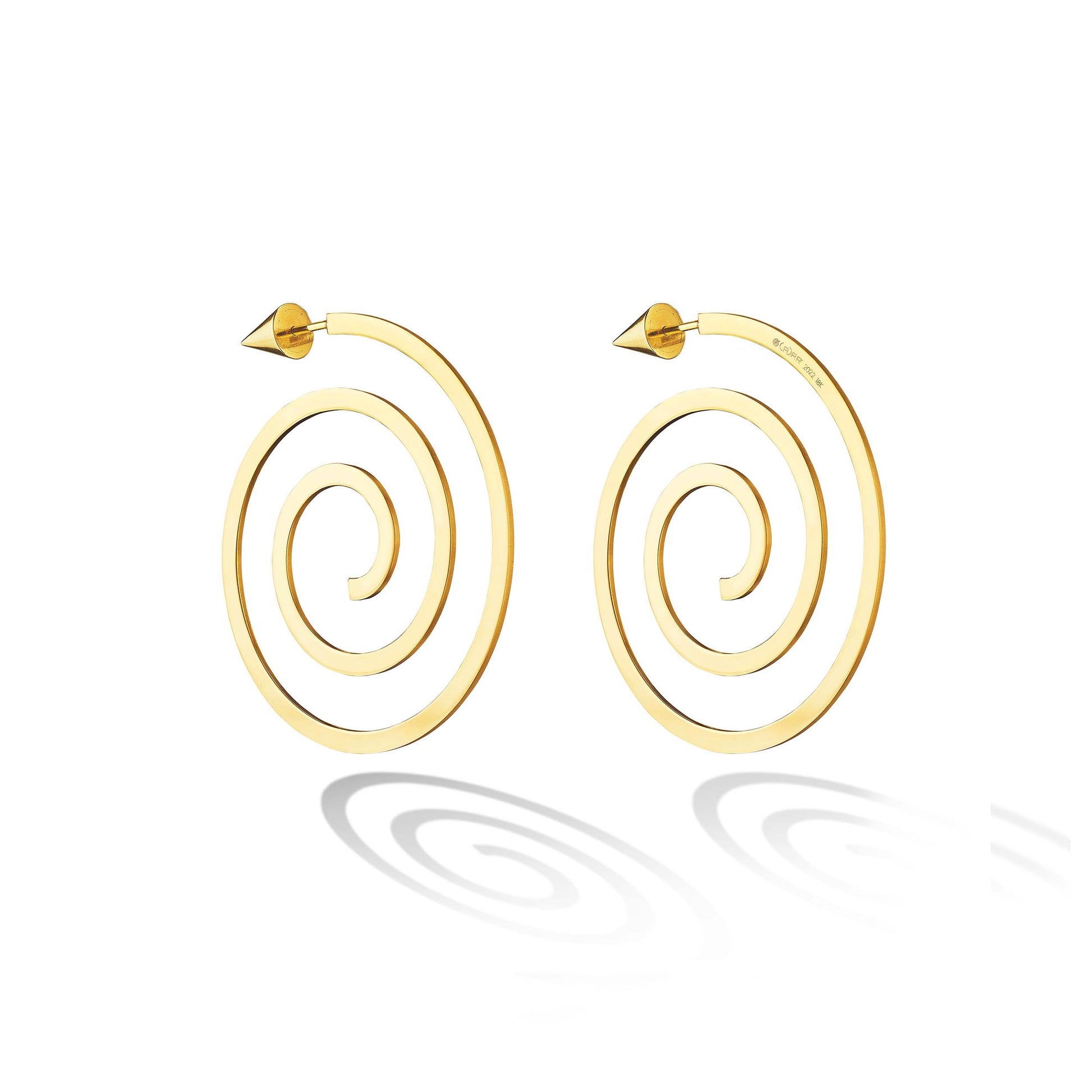 Spiral Hoop Earrings