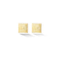 Small Yellow Gold Foundation Stud Earrings