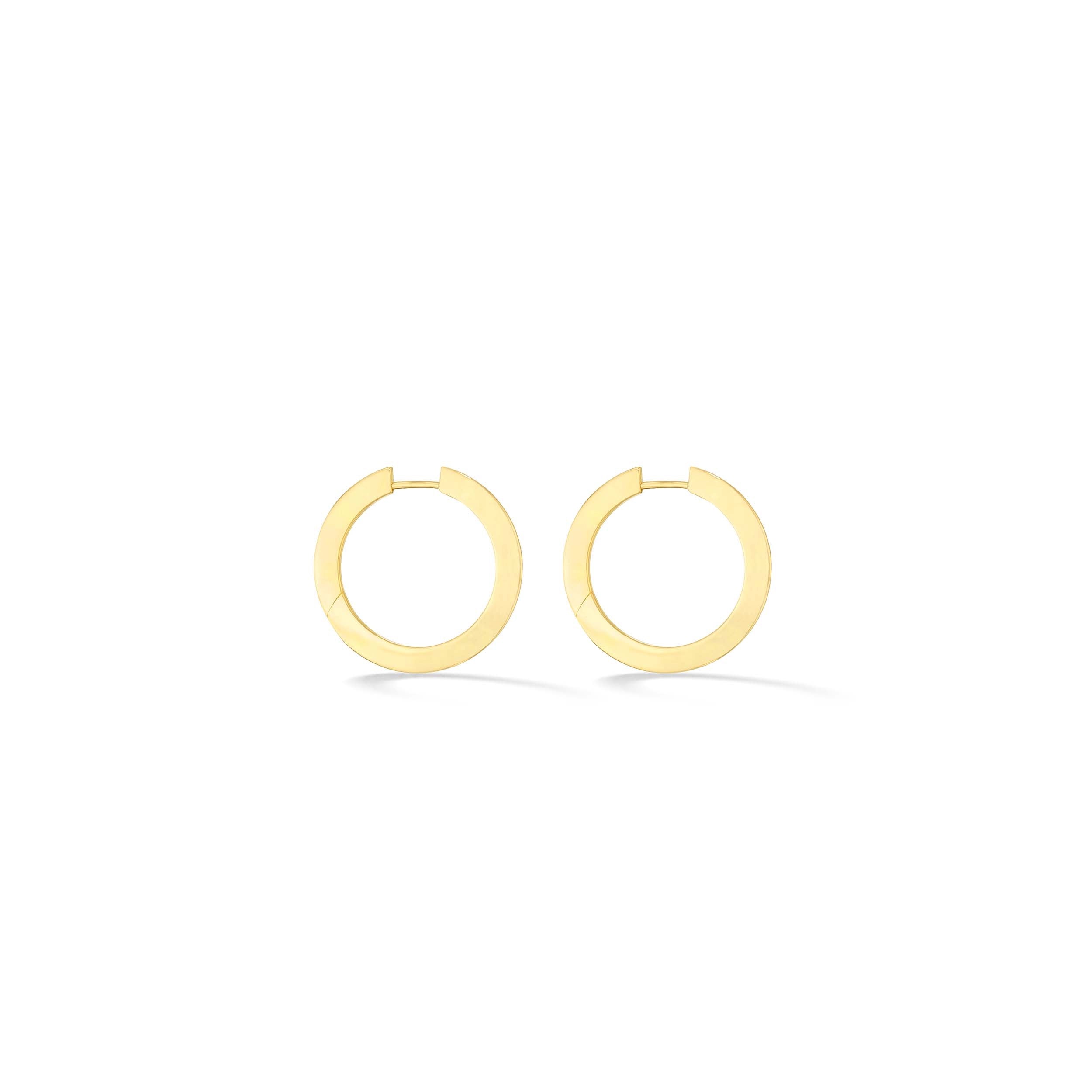 CARTIER Inside Out Diamond 18k Yellow Gold Hoop Earrings-MTS