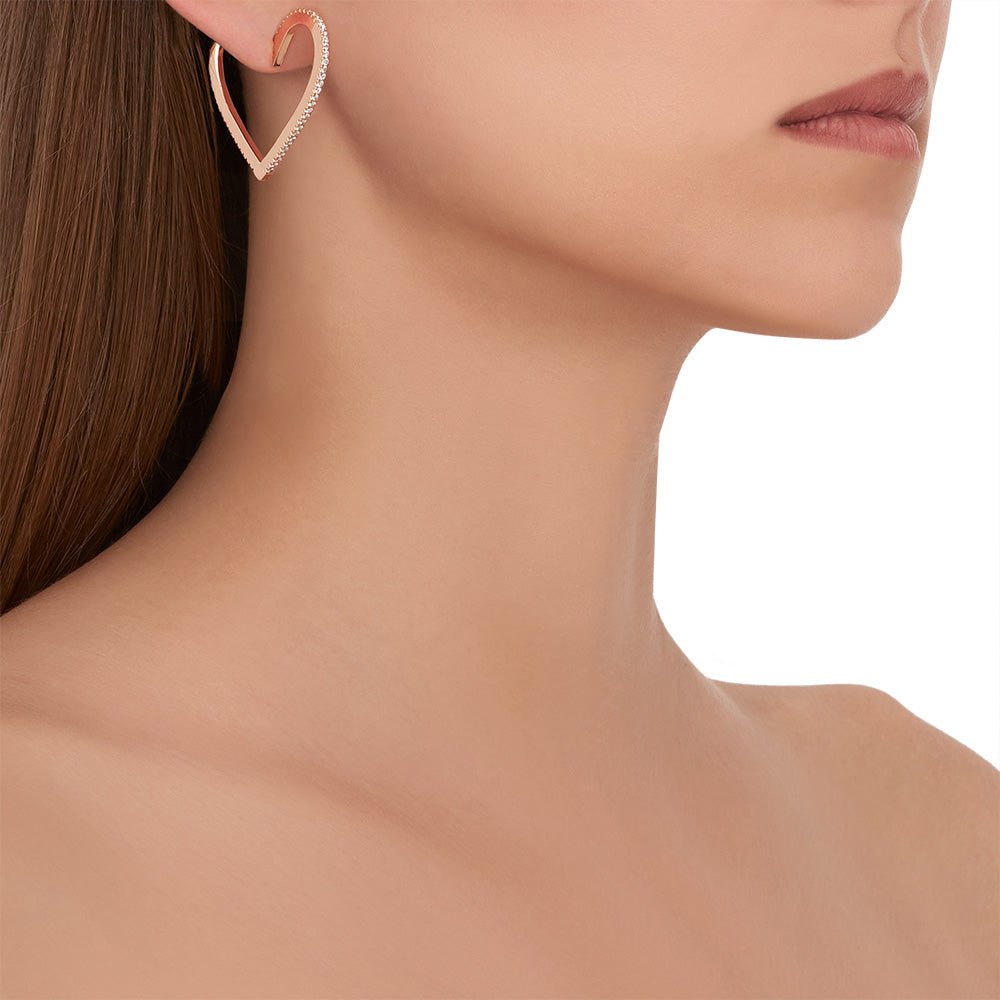 Carolina Bucci Florentine 18-karat Rose Gold Hoop Earrings | ModeSens