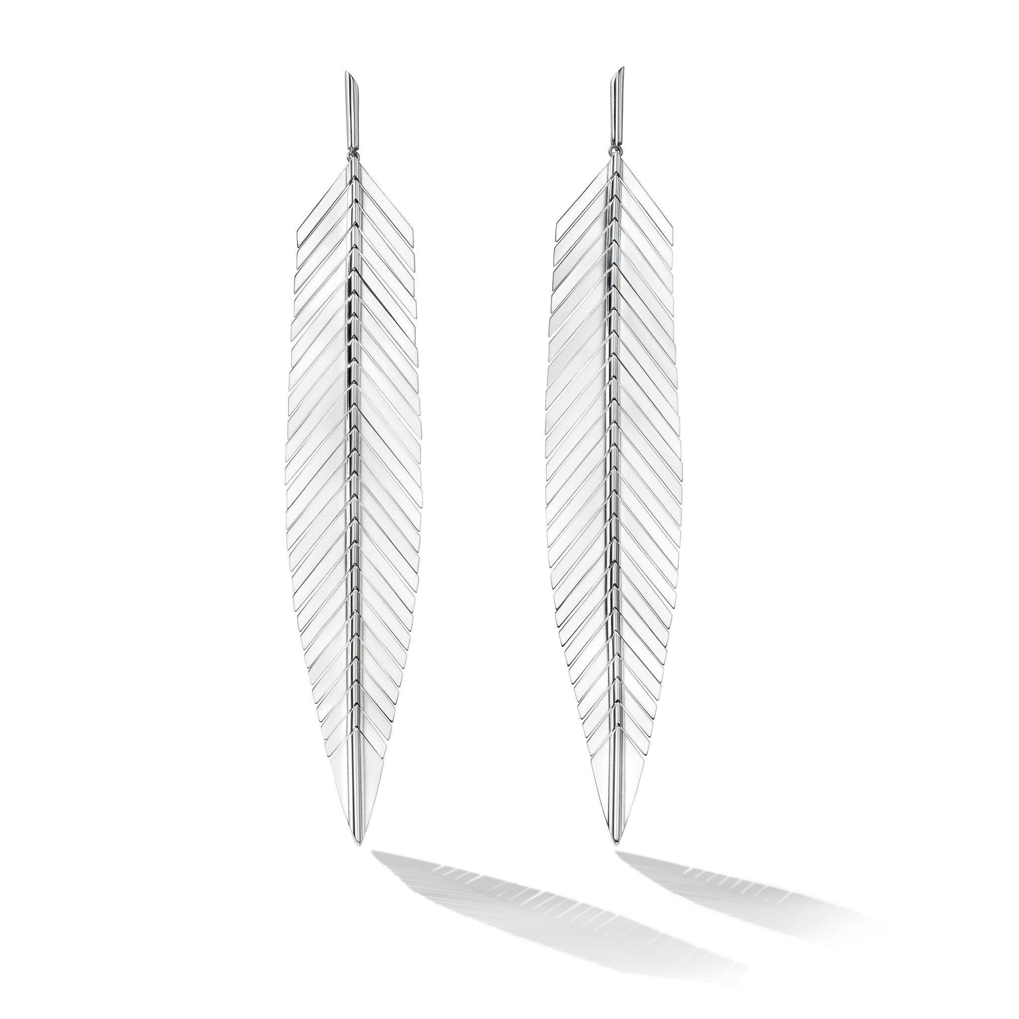 Woven Iridescent White Dreamcatcher Earrings - TheTrendBlazer