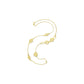 Long Yellow Gold Trio Necklace - Cadar