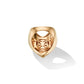 Rose Gold Endless Cocktail Ring with White Diamonds - Cadar