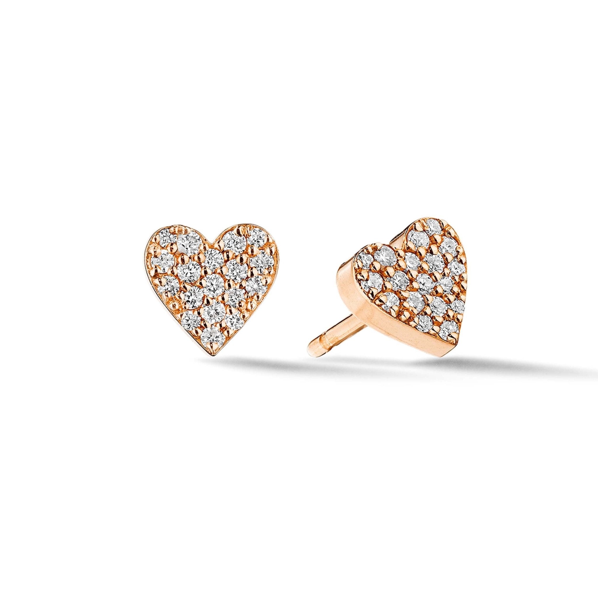 Classic Black Diamond Heart Studs – KAJ Fine Jewellery