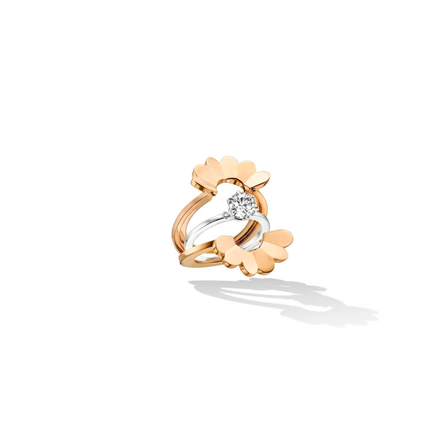 Rose Gold Endless TU Engagement Ring Enhancer - Cadar