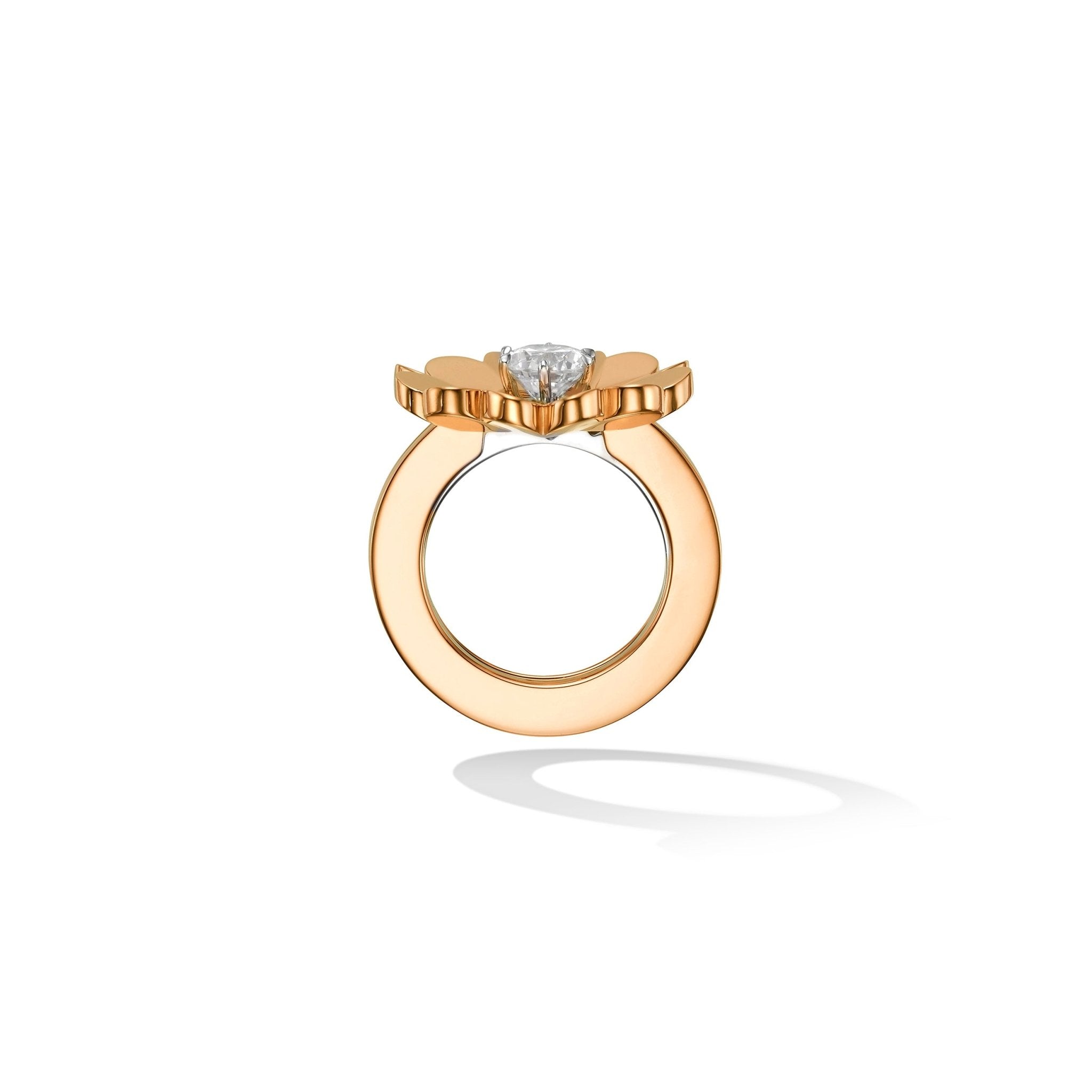 Rose gold wedding ring on sale wraps