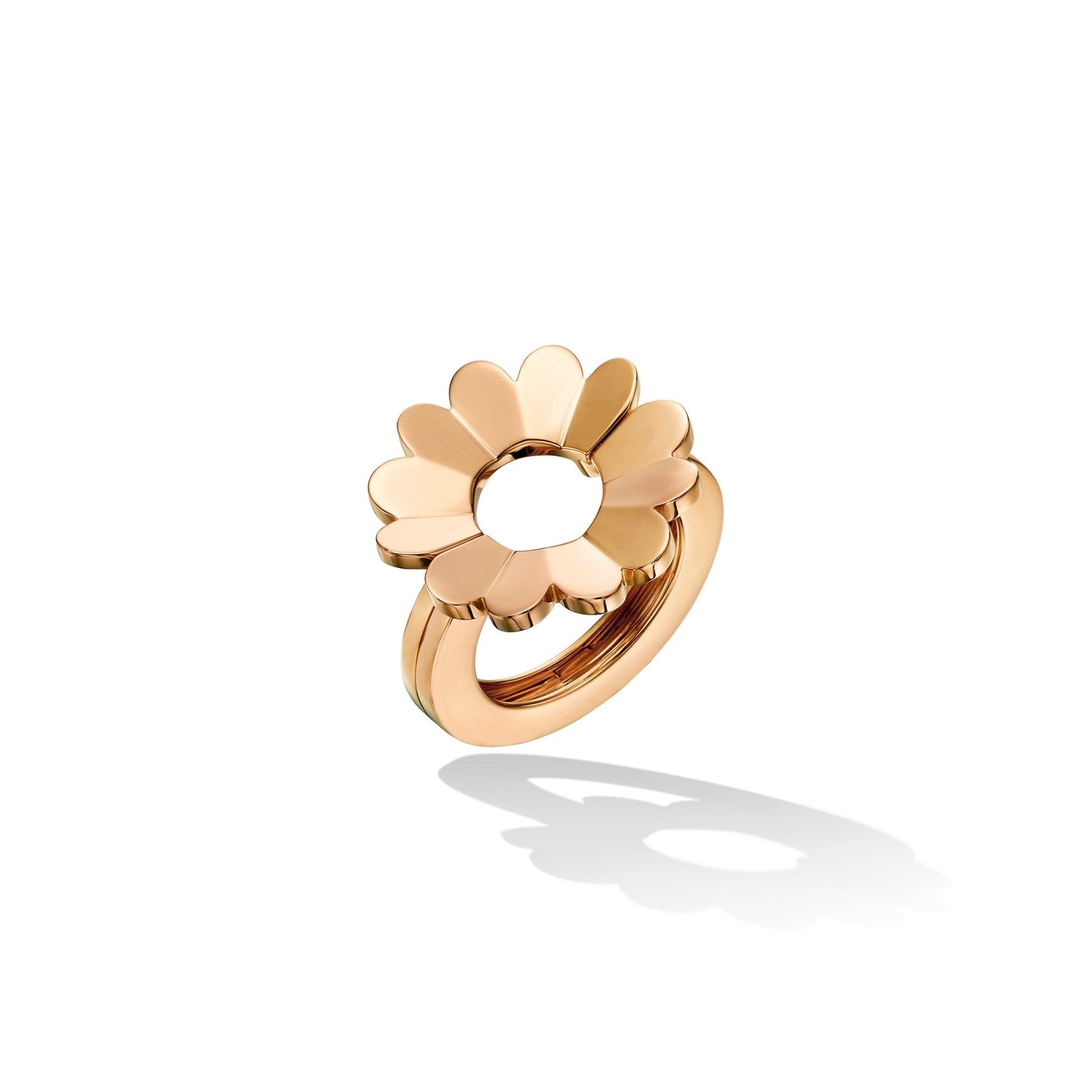 Rose Gold Endless TU Engagement Ring Enhancer - Cadar