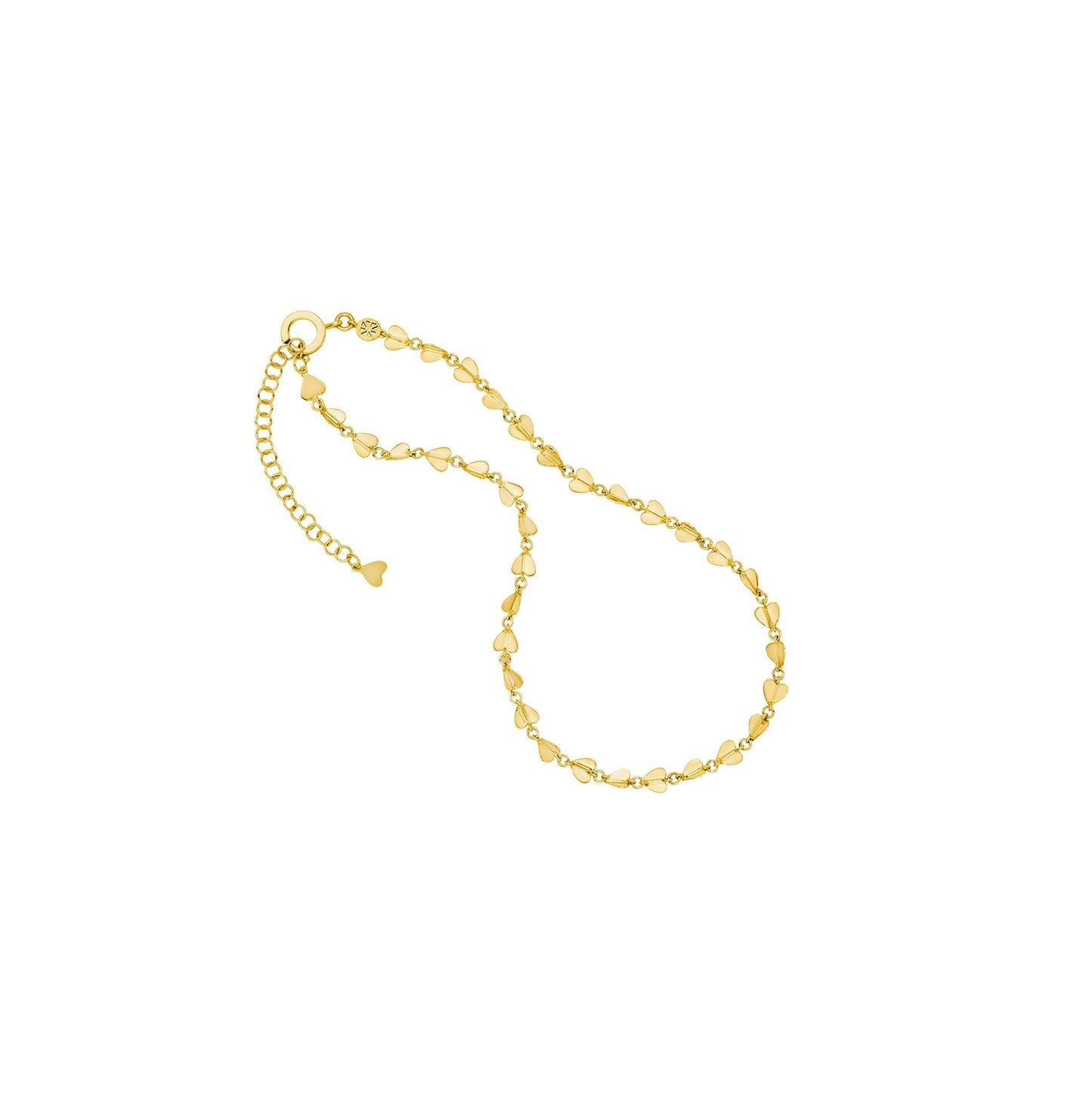 Short Yellow Gold Wings of Love Necklace - Cadar