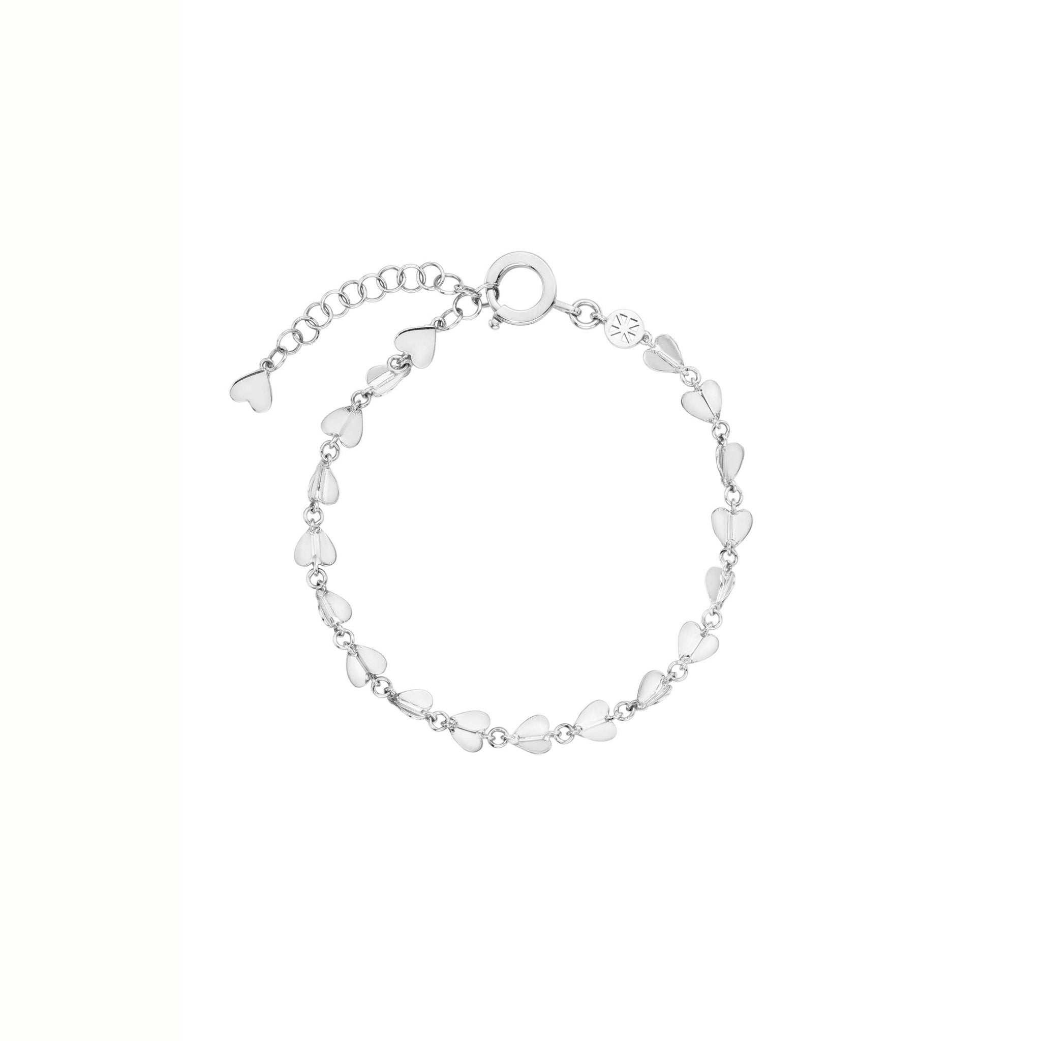 Small White Gold Wings of Love Bracelet - Cadar