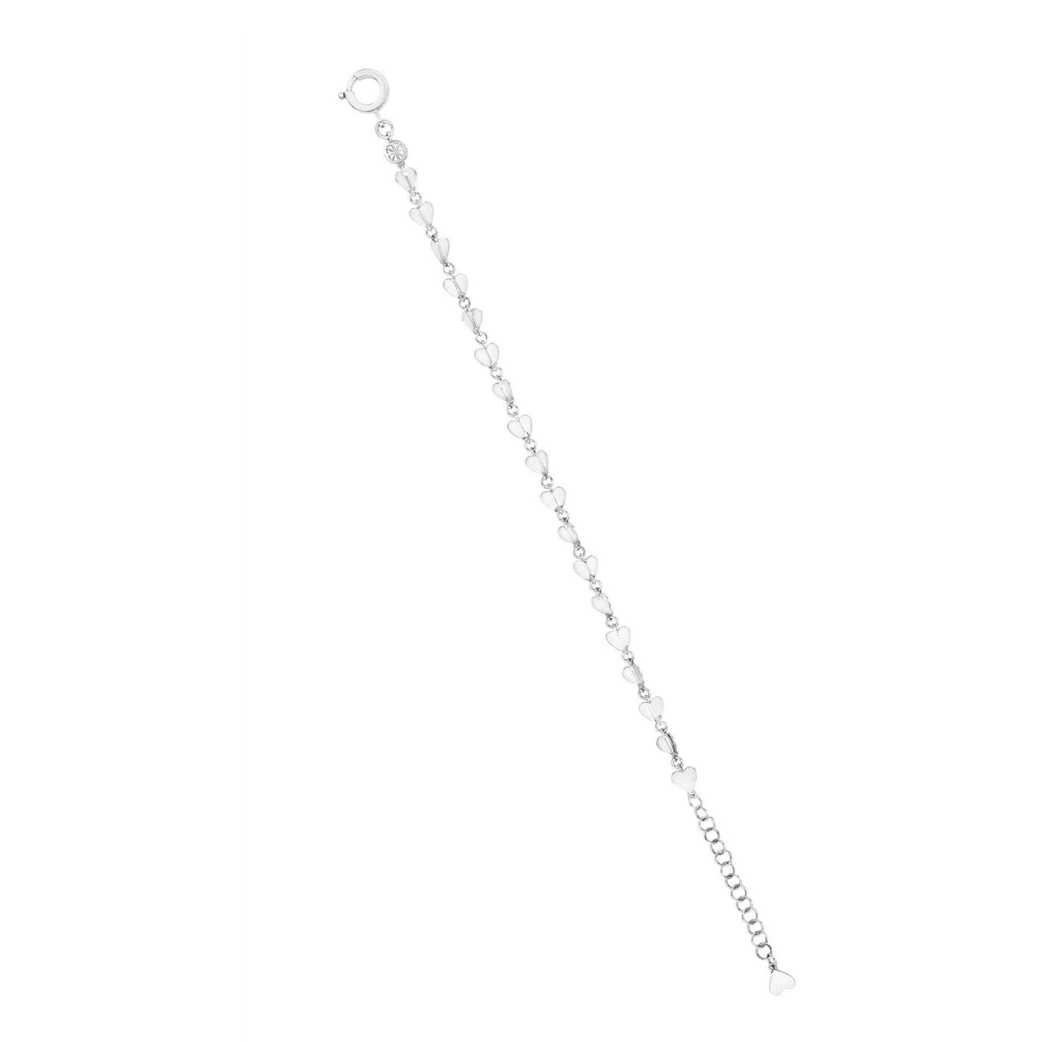 Small White Gold Wings of Love Bracelet - Cadar