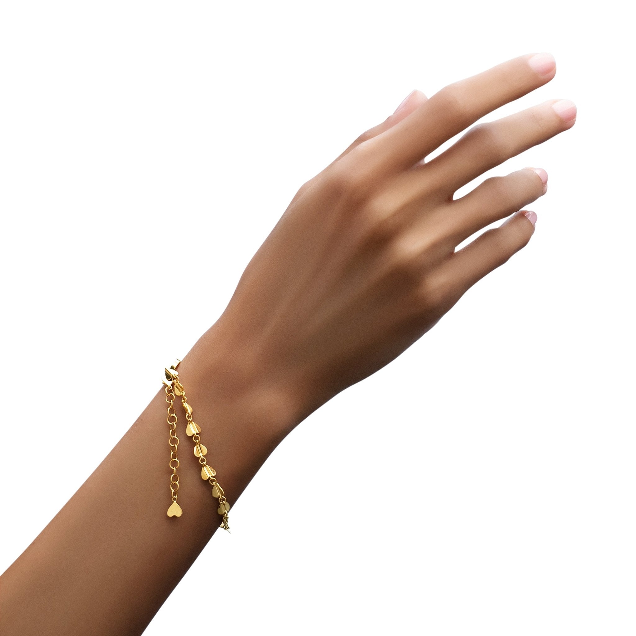 Small Yellow Gold Wings of Love Bracelet - Cadar