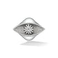 White Gold Reflections Cocktail Ring with White Diamonds - Cadar