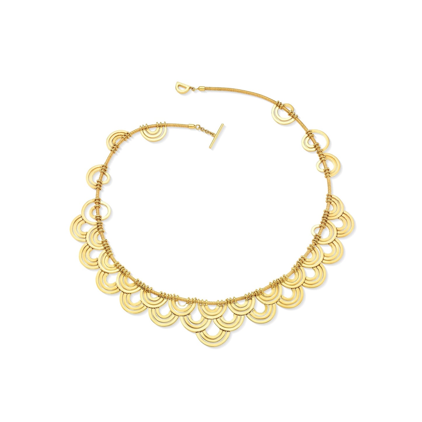 Yellow Gold Duplex Necklace - Cadar