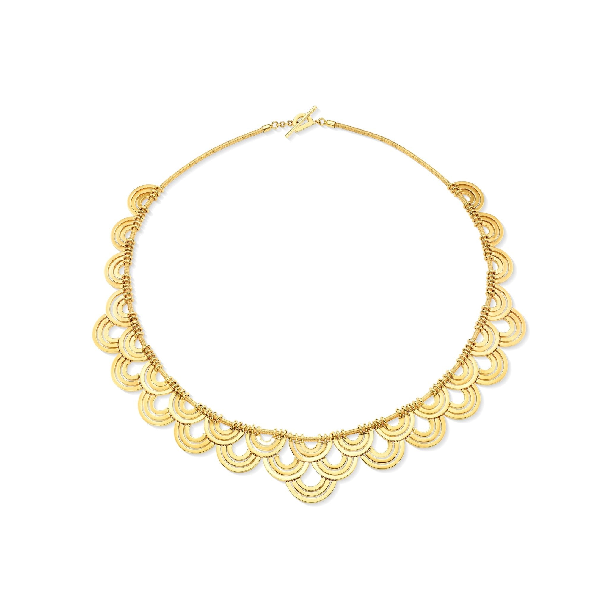 Yellow Gold Duplex Necklace - Cadar